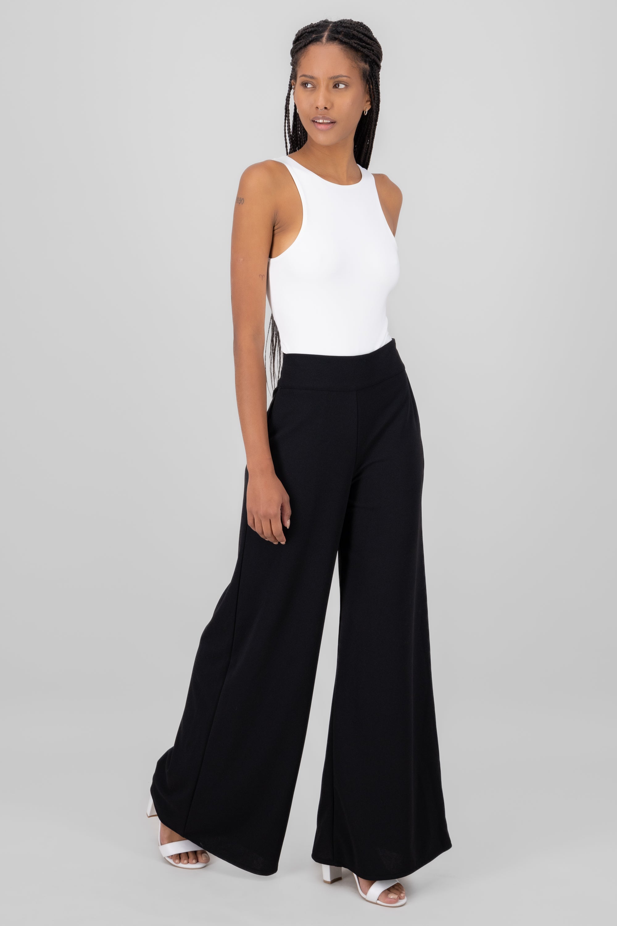 Smooth pants closure BLACK