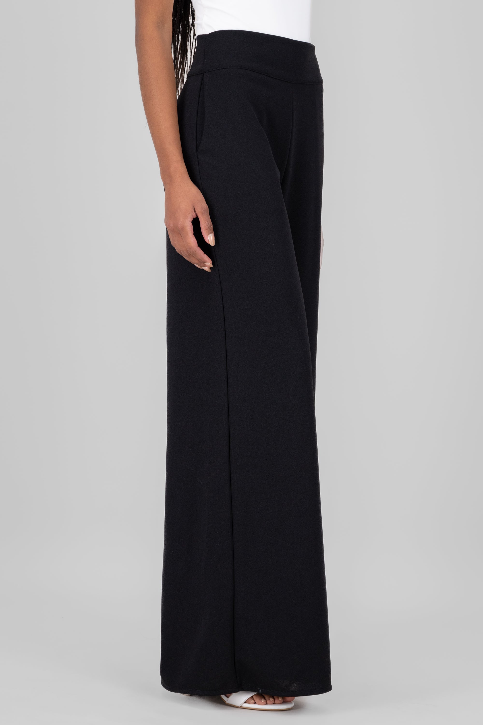 Smooth pants closure BLACK