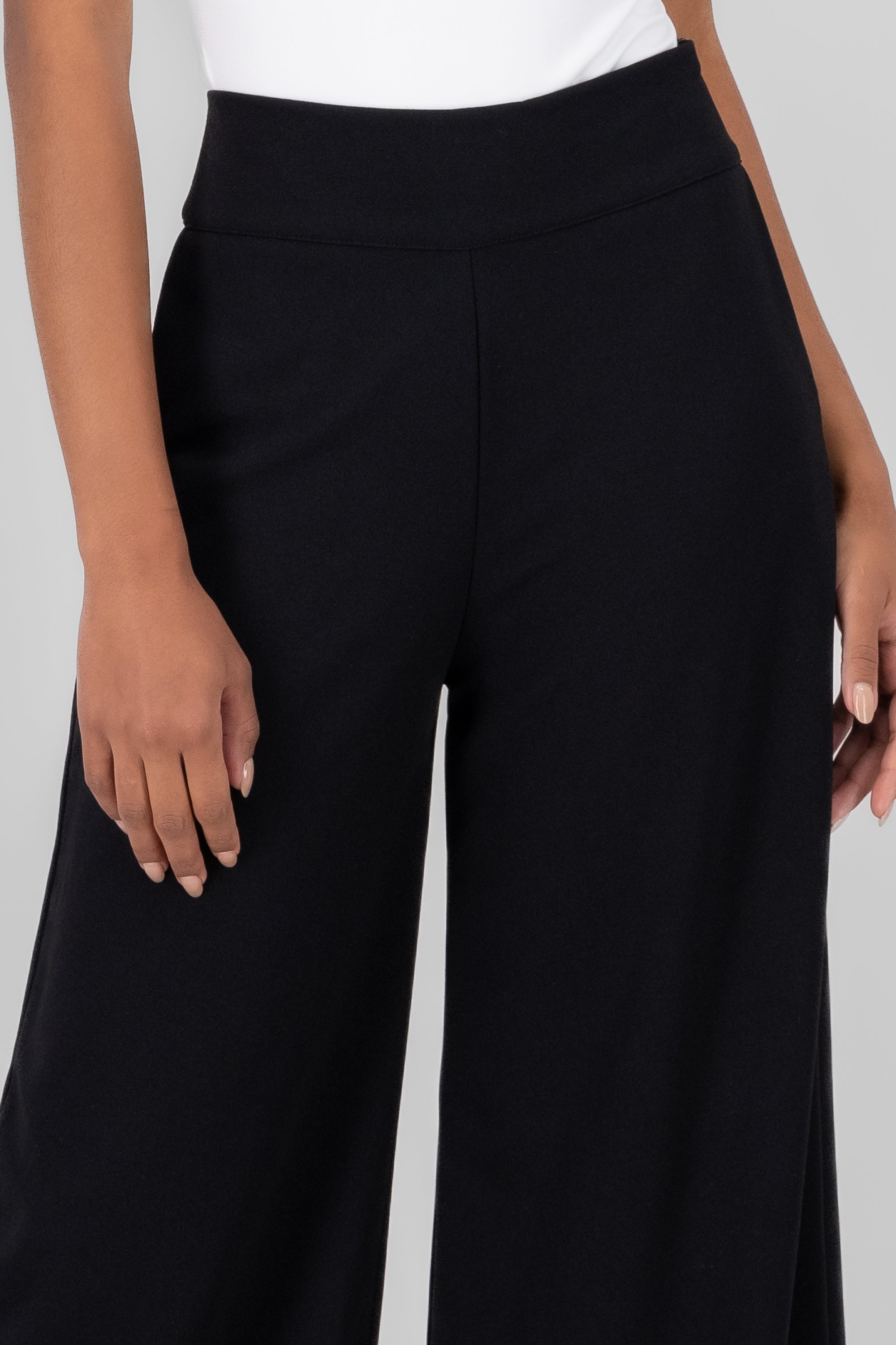 Smooth pants closure BLACK