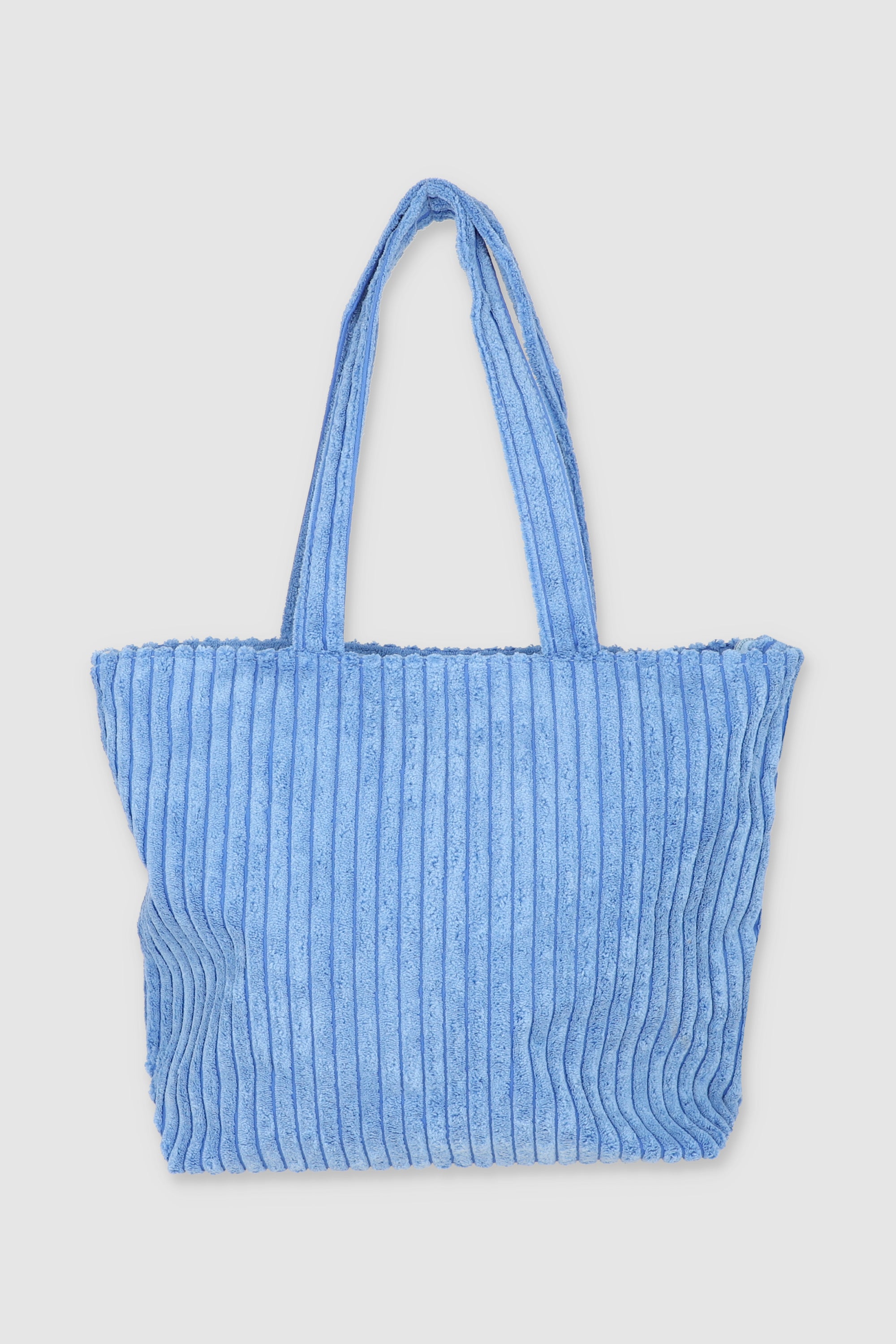 Bolsa tote pana ancha AZUL