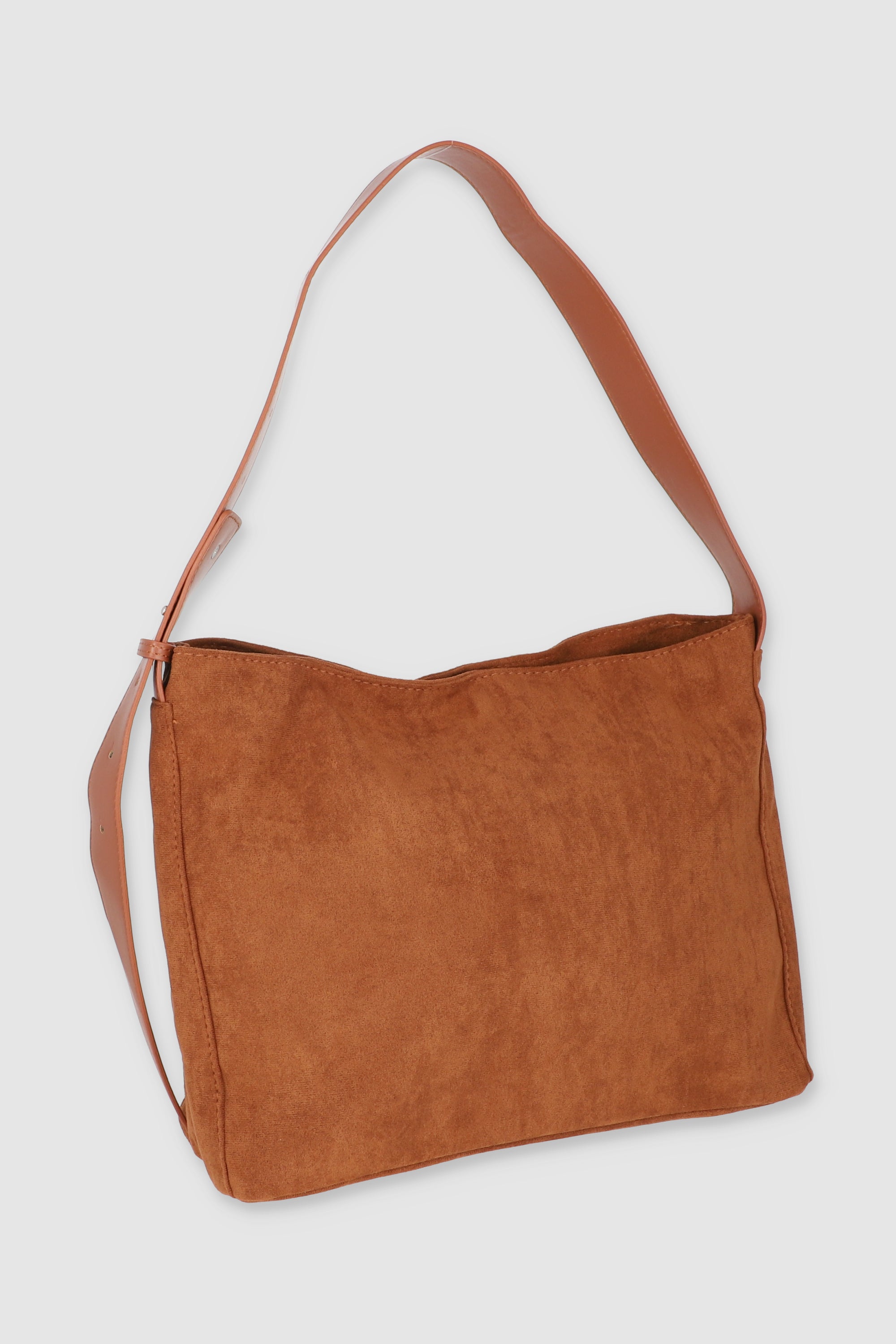 Bolsa tote grande gamucina CAFE