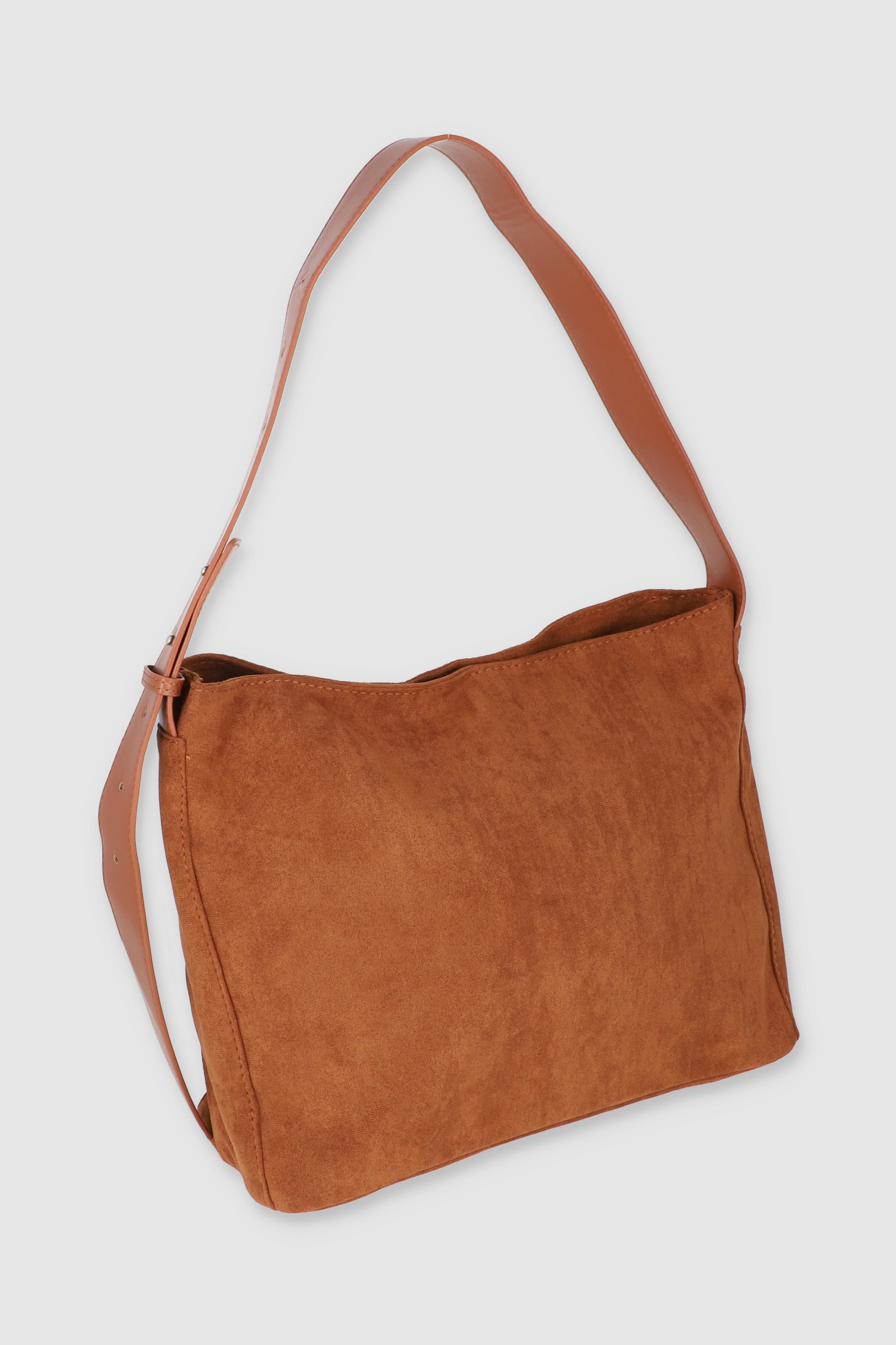 Bolsa tote grande gamucina CAFE