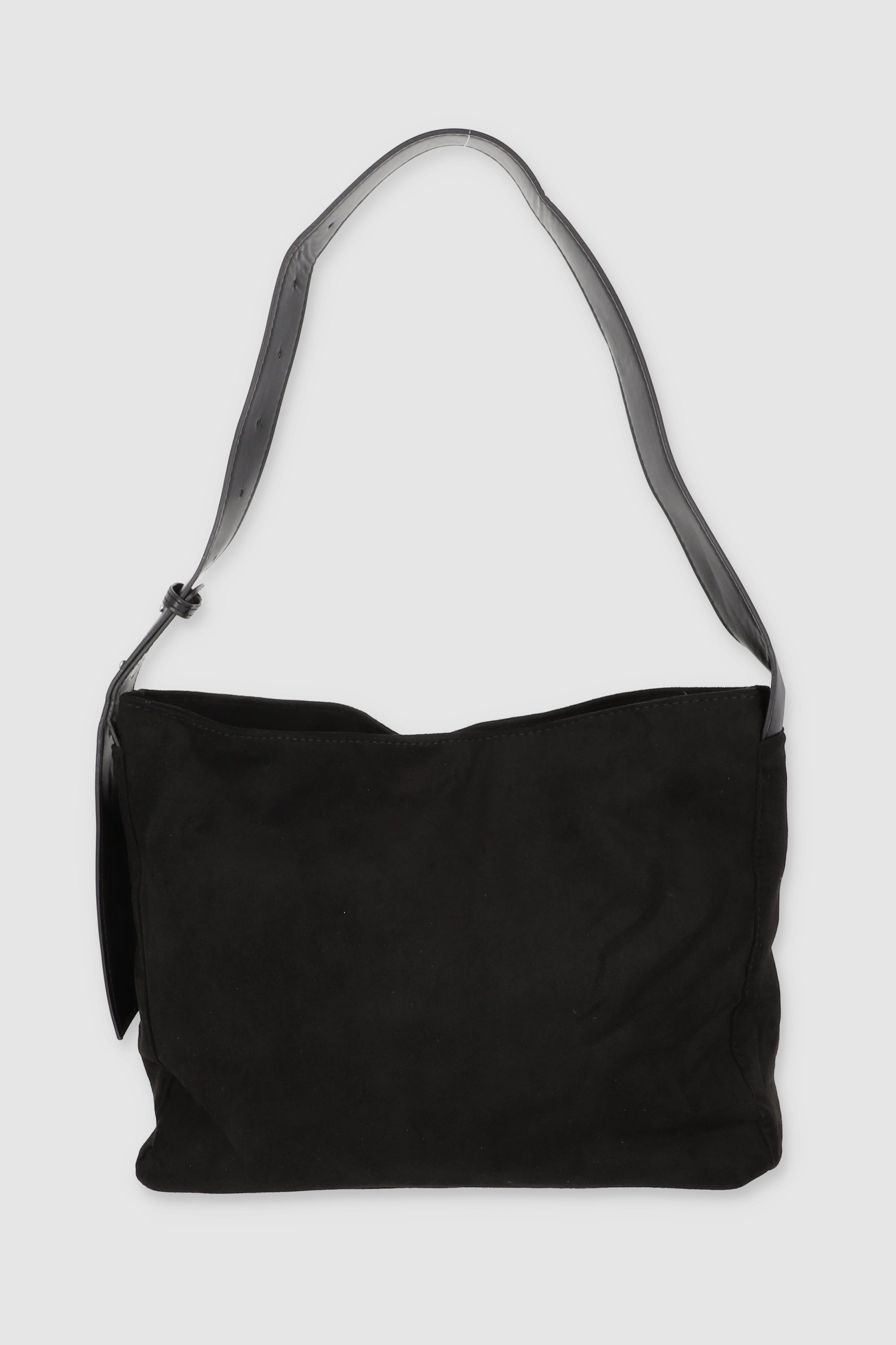 Bolsa tote grande gamucina NEGRO