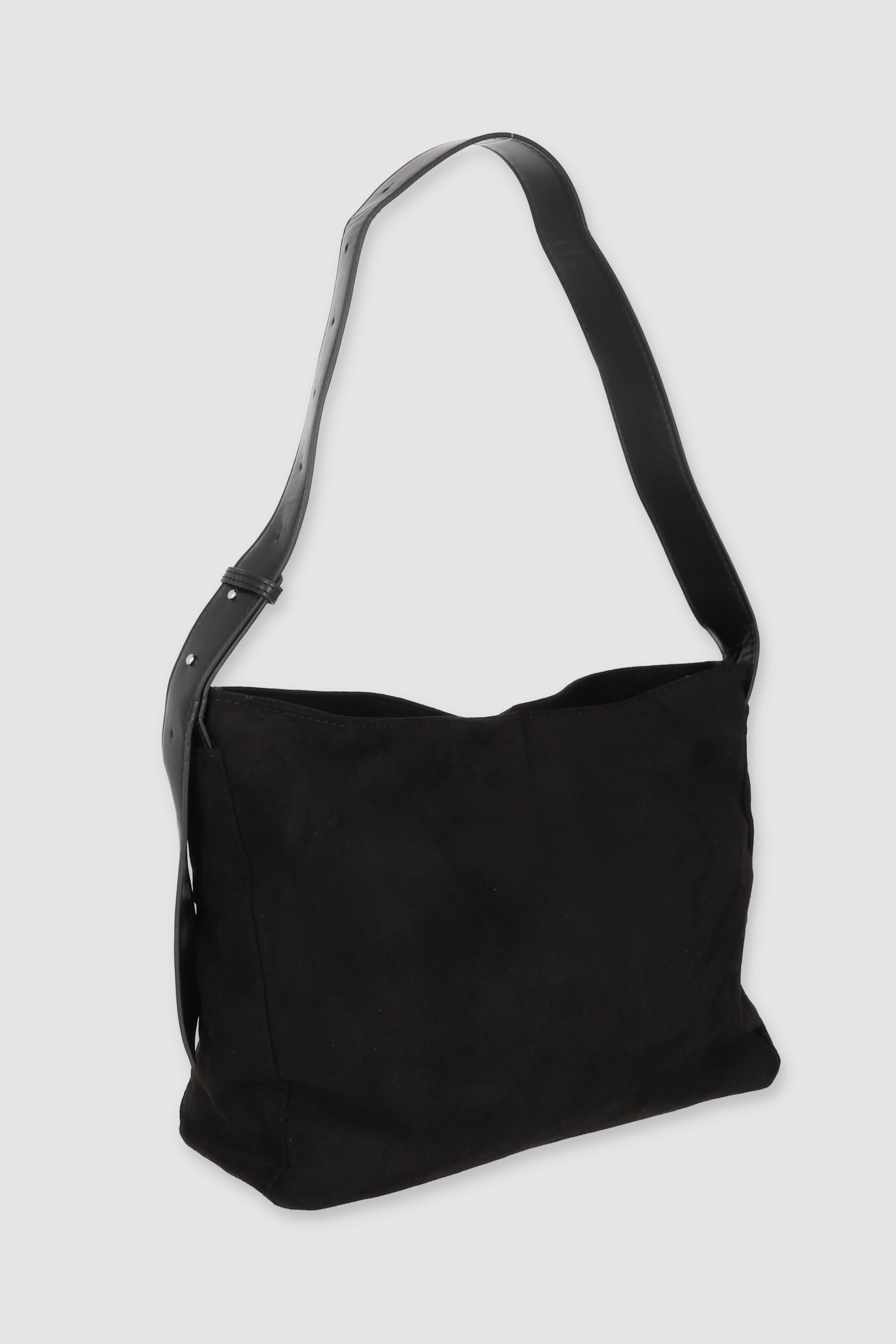 Bolsa tote grande gamucina NEGRO