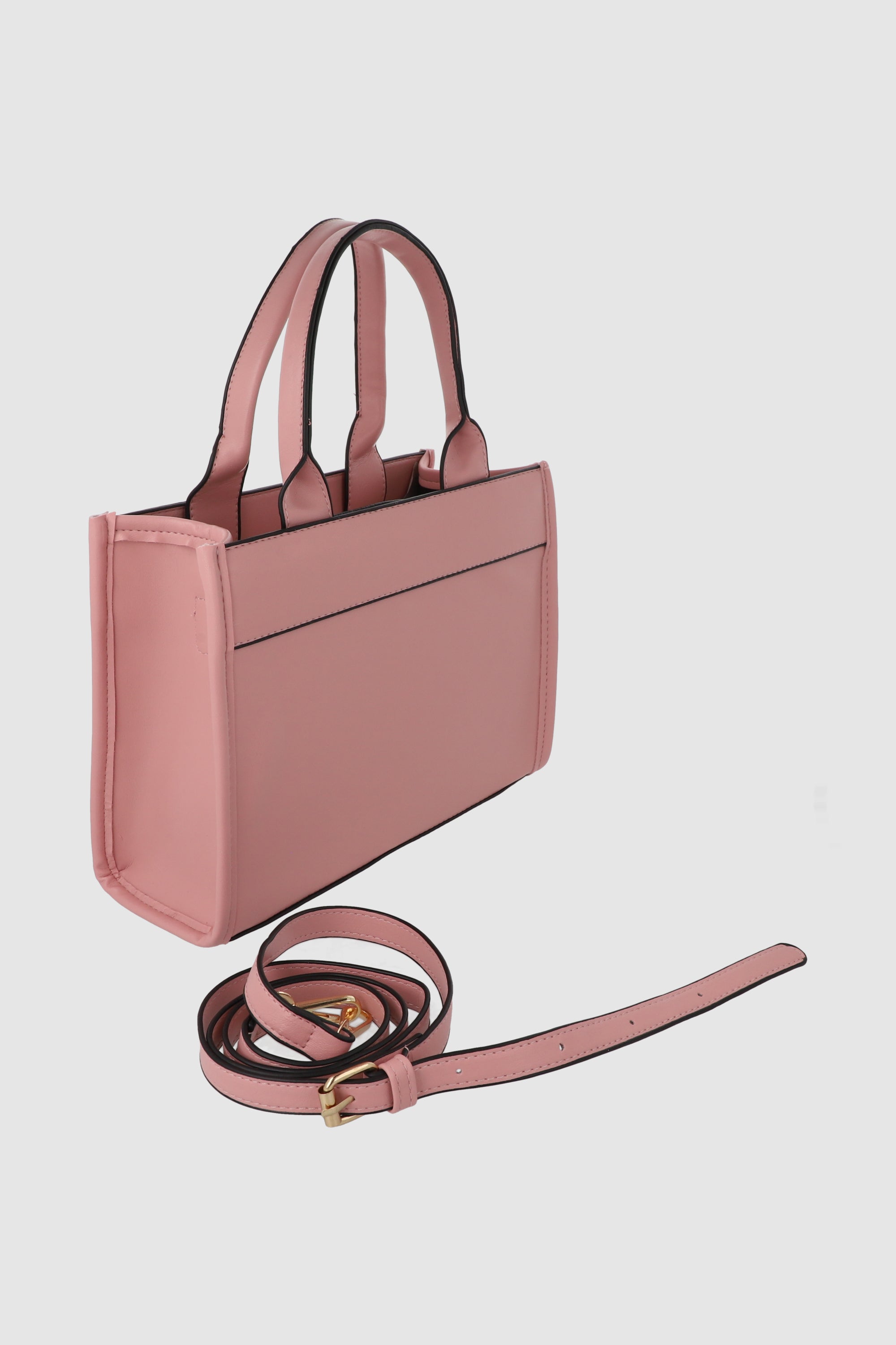 Bolsa tote estructurada abatanada BLUSH