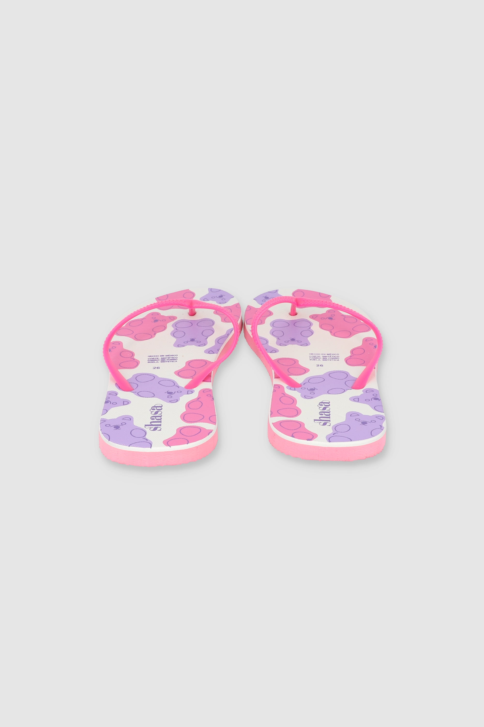 FLIP FLOP OSO GOMITAS ROSA