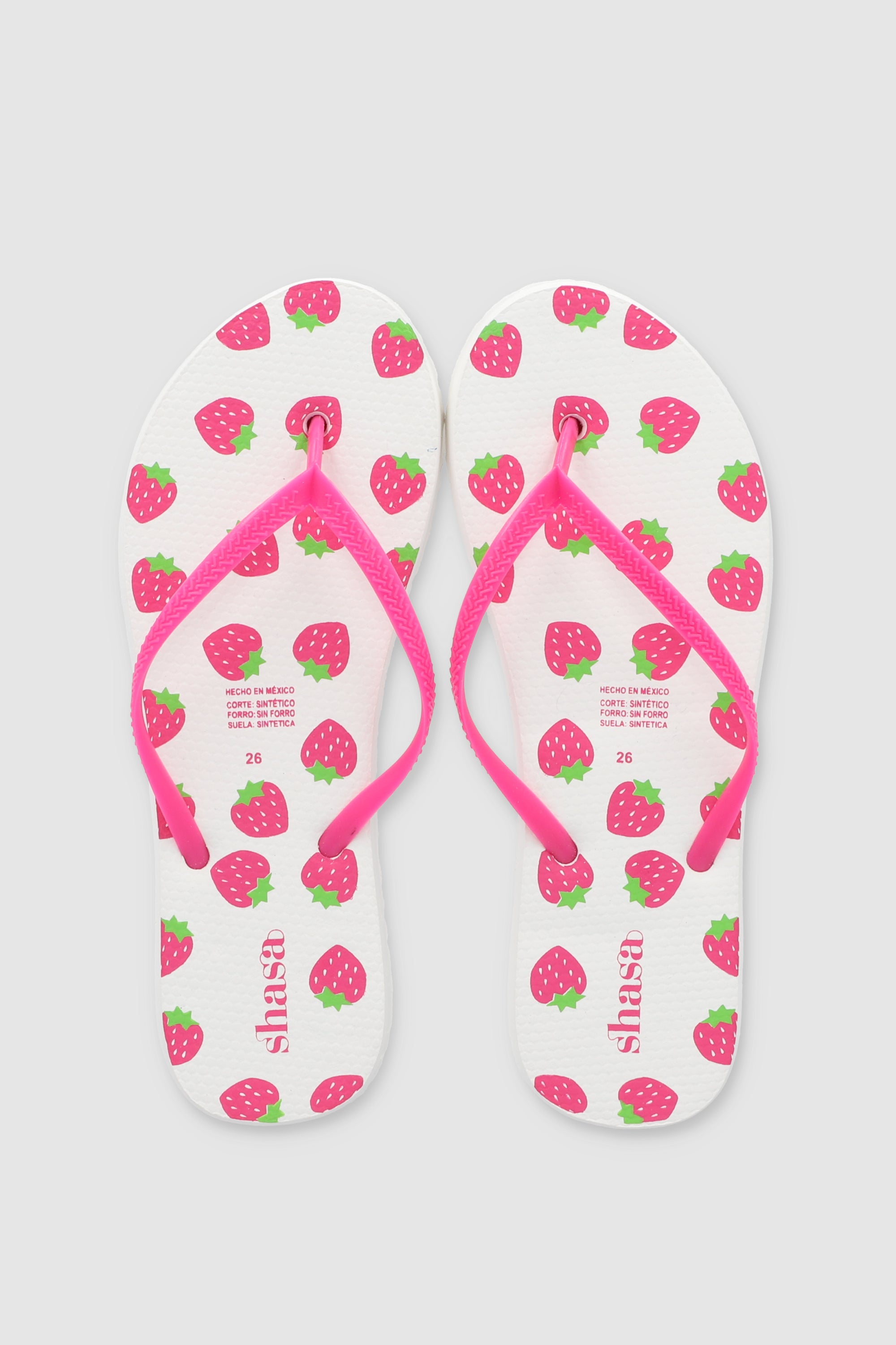 FLIP FLOP FRESAS ROSA