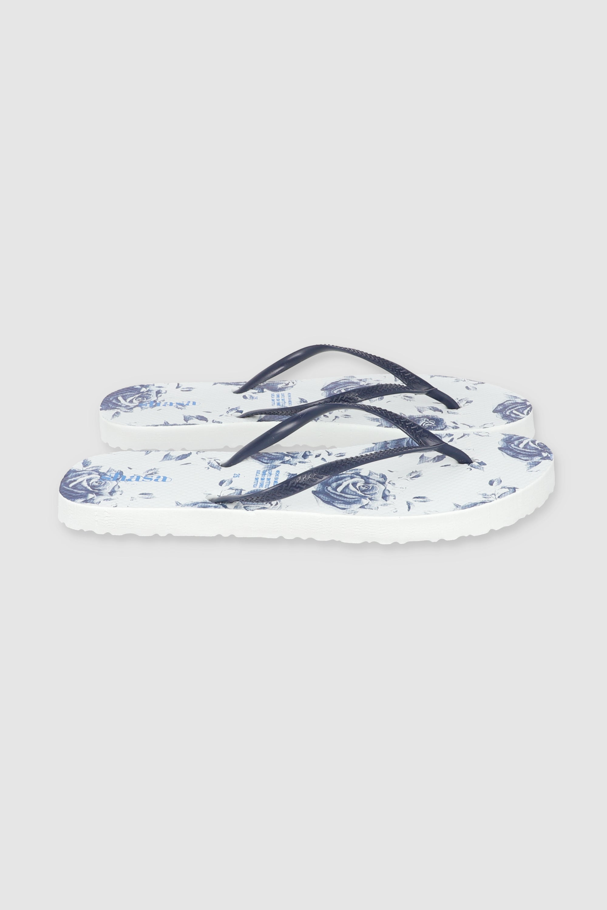 FLIP FLOP ROSAS AZUL