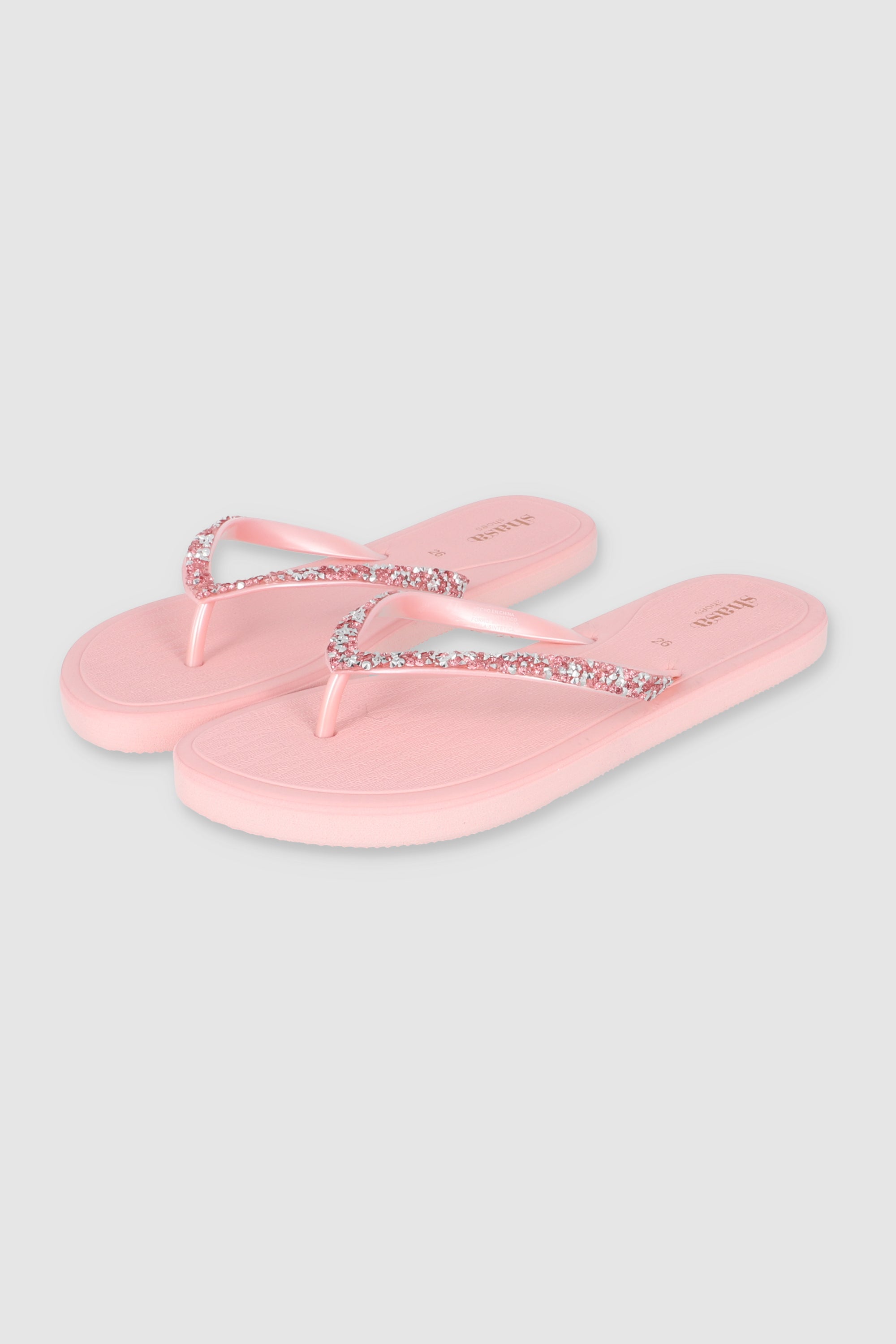 Flip Flops Chinela Brillo Roca ROSA
