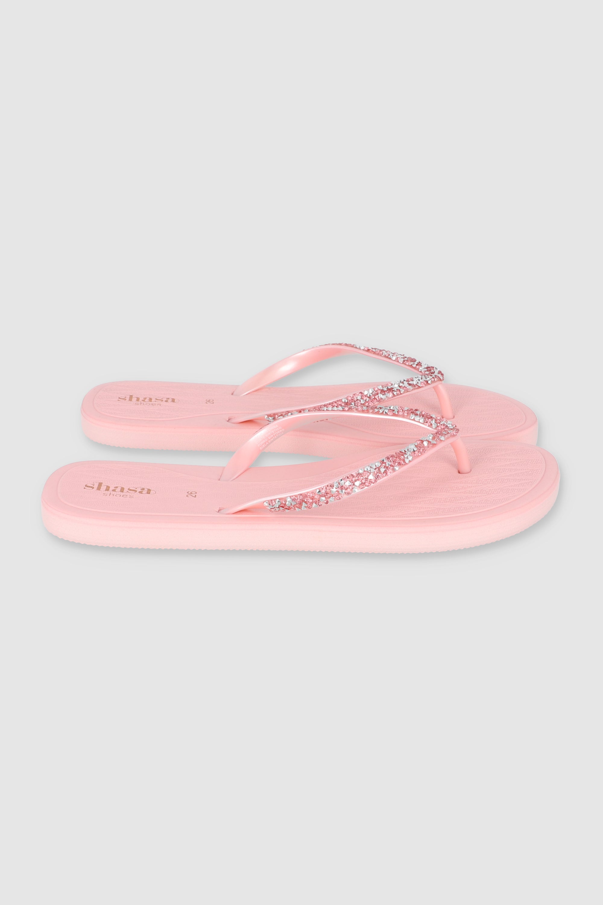 Flip Flops Chinela Brillo Roca ROSA