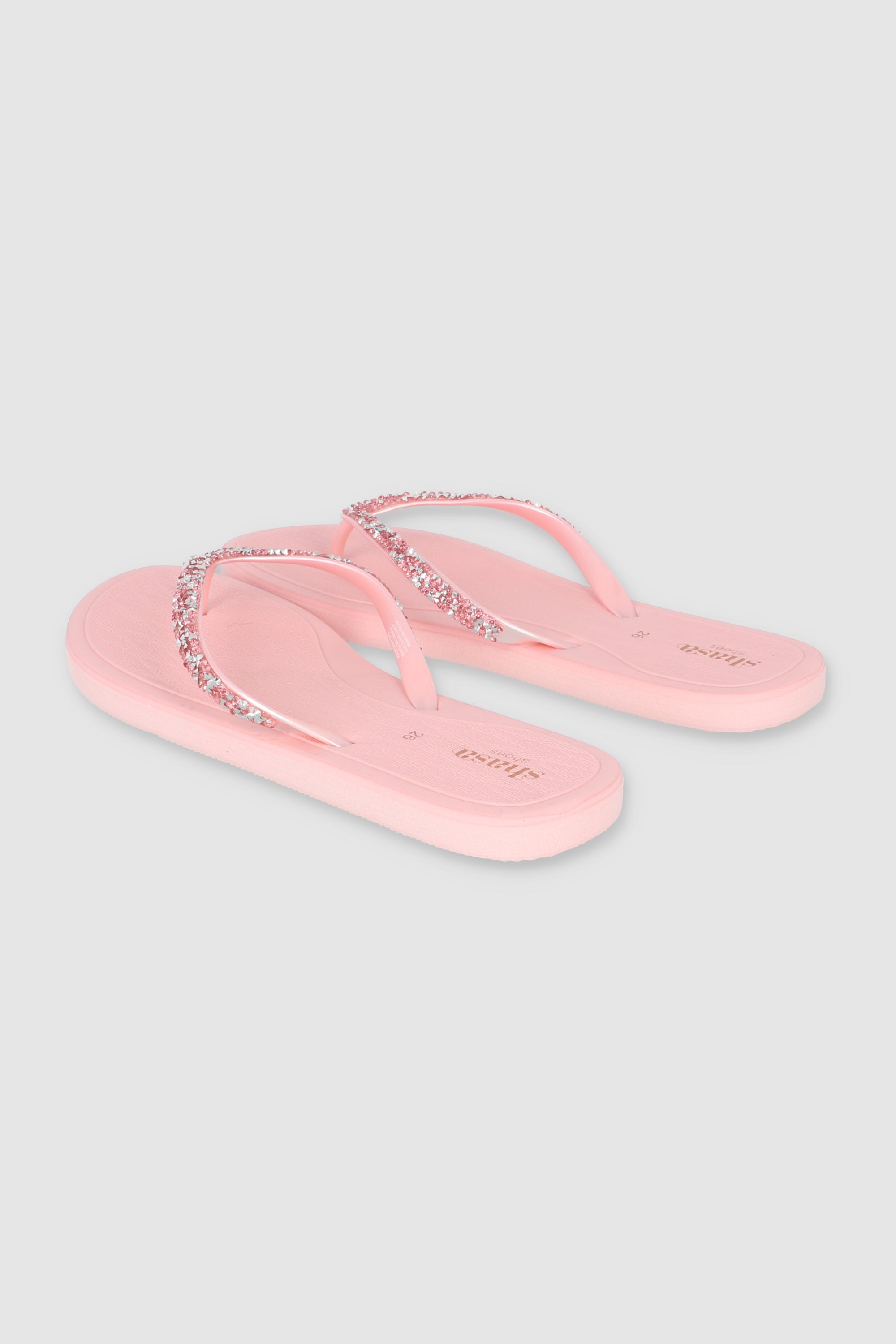 Flip Flops Chinela Brillo Roca ROSA