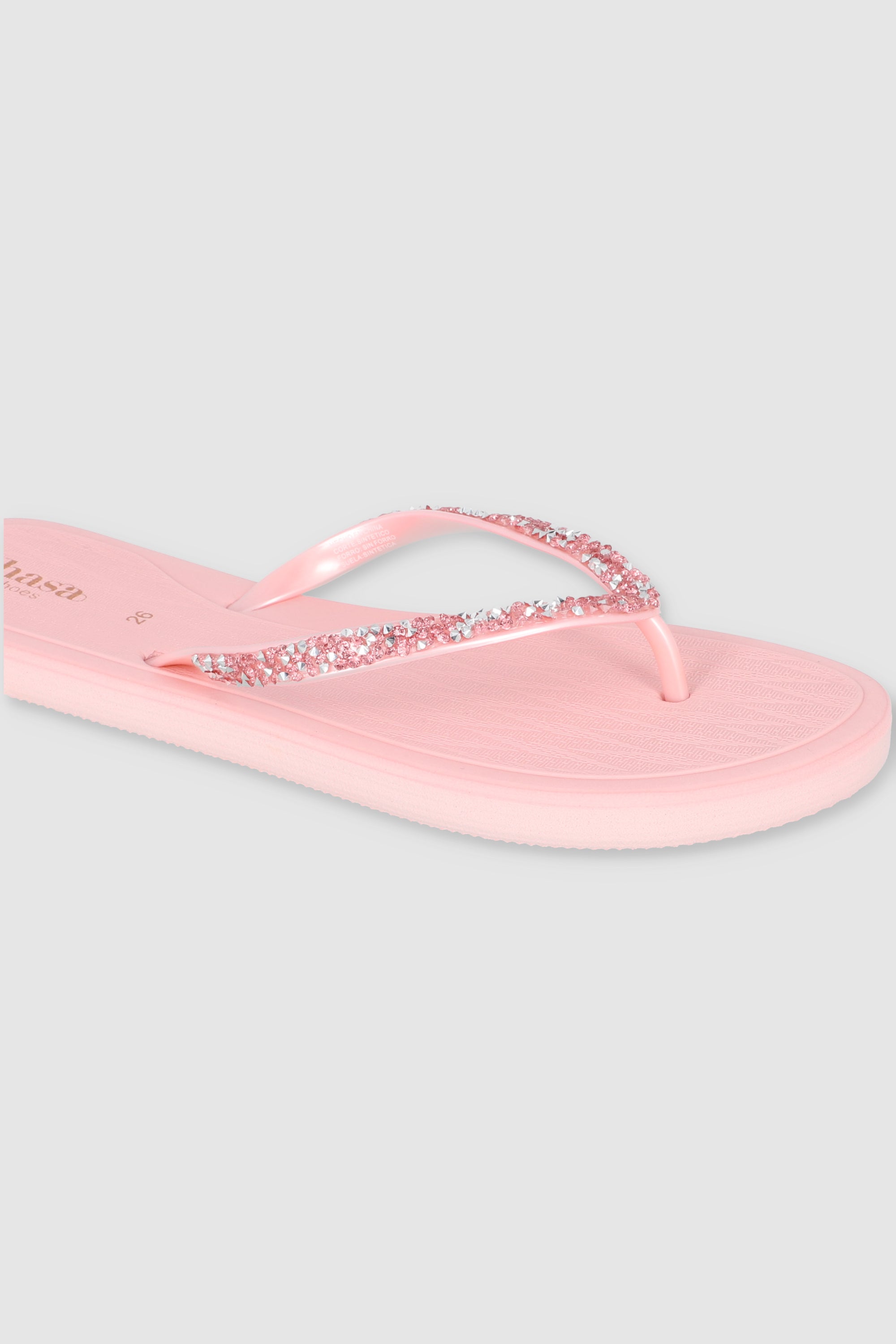 Flip Flops Chinela Brillo Roca ROSA