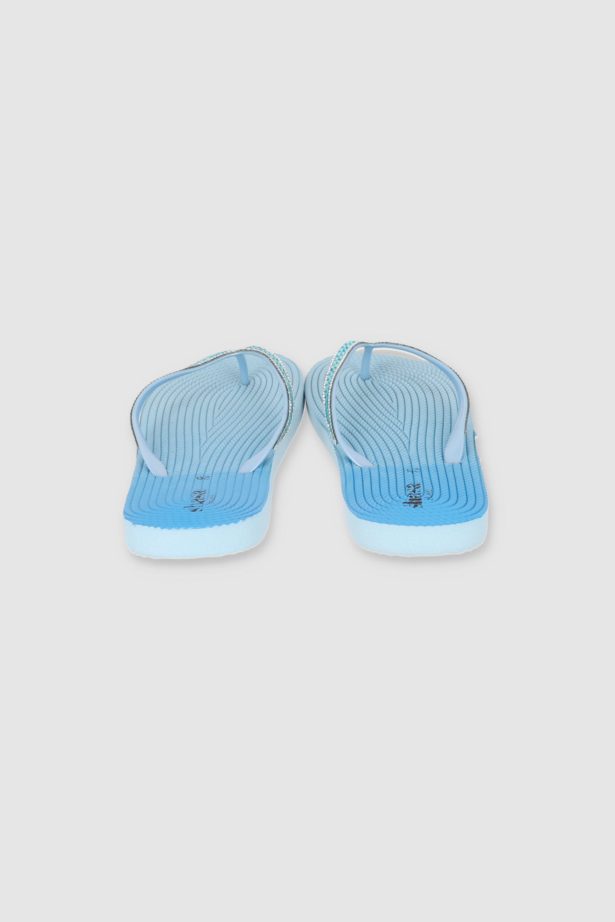 FLIP FLOPS DEGRADADO BRILLOS AZUL