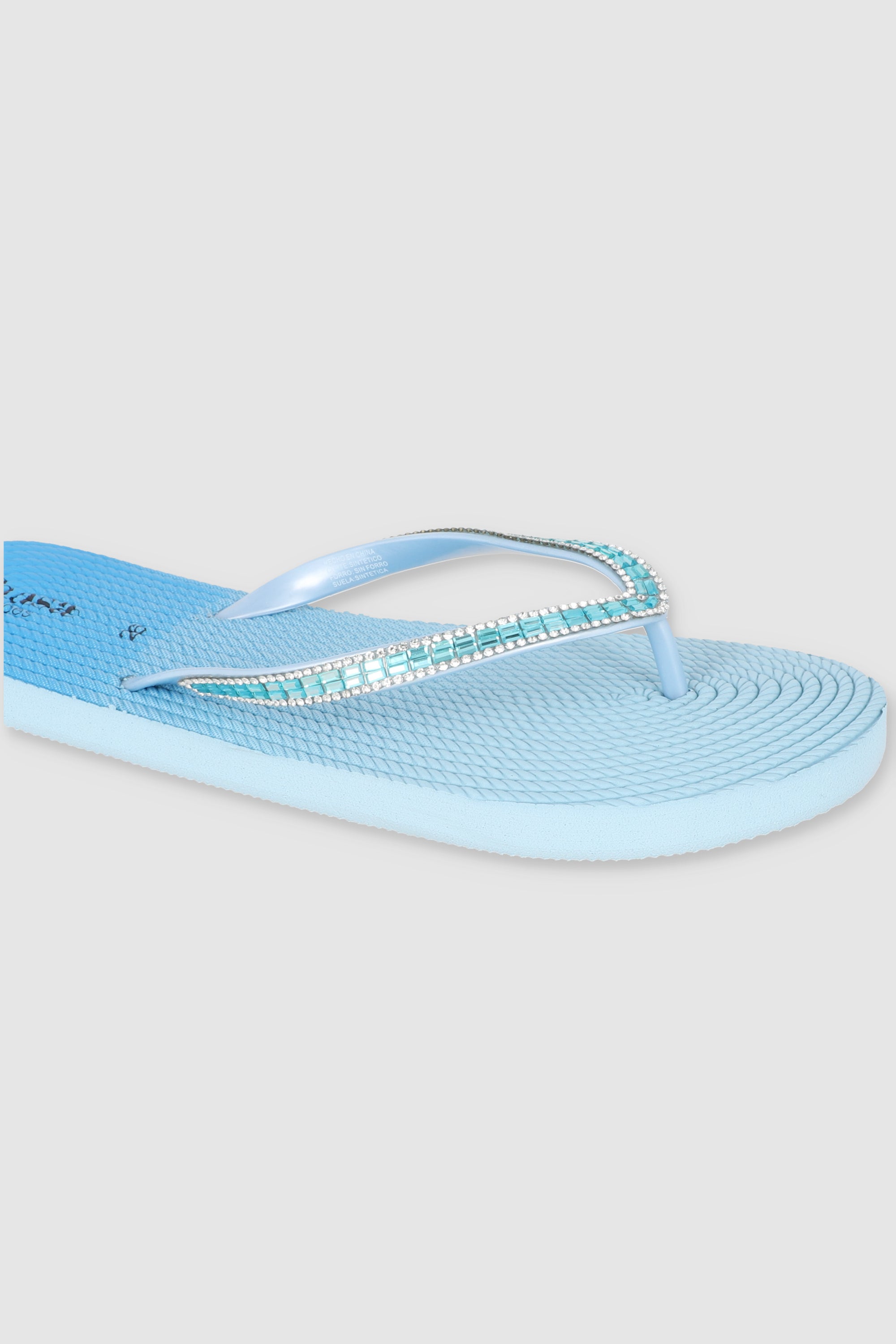 FLIP FLOPS DEGRADADO BRILLOS AZUL