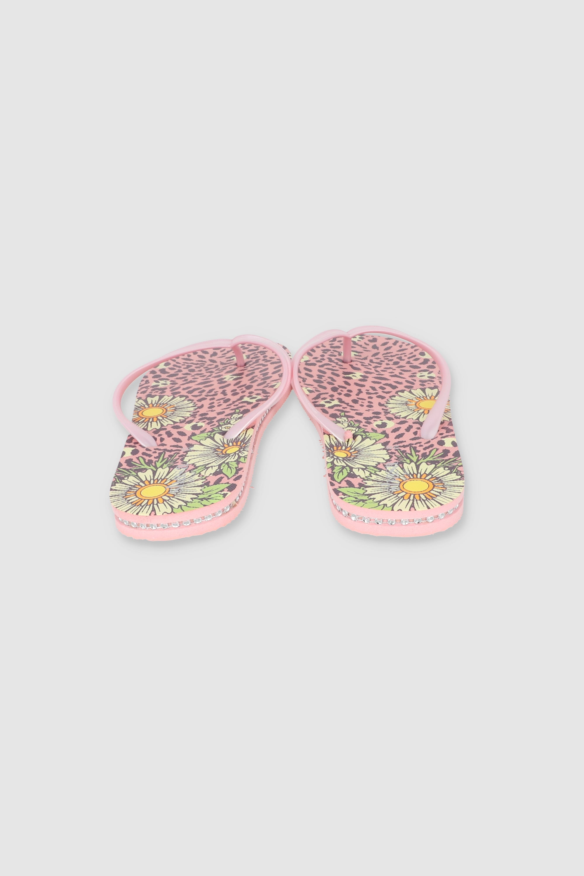 FLIP FLOPS LEOPARDO FLORES ROSA