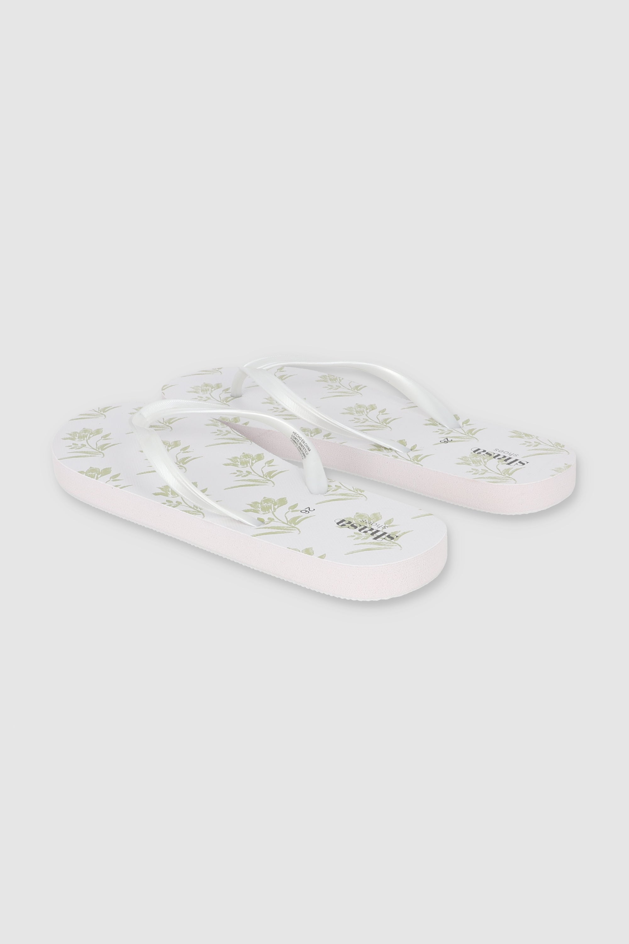 FLIP FLOPS FLORES SENCILLA BLANCO