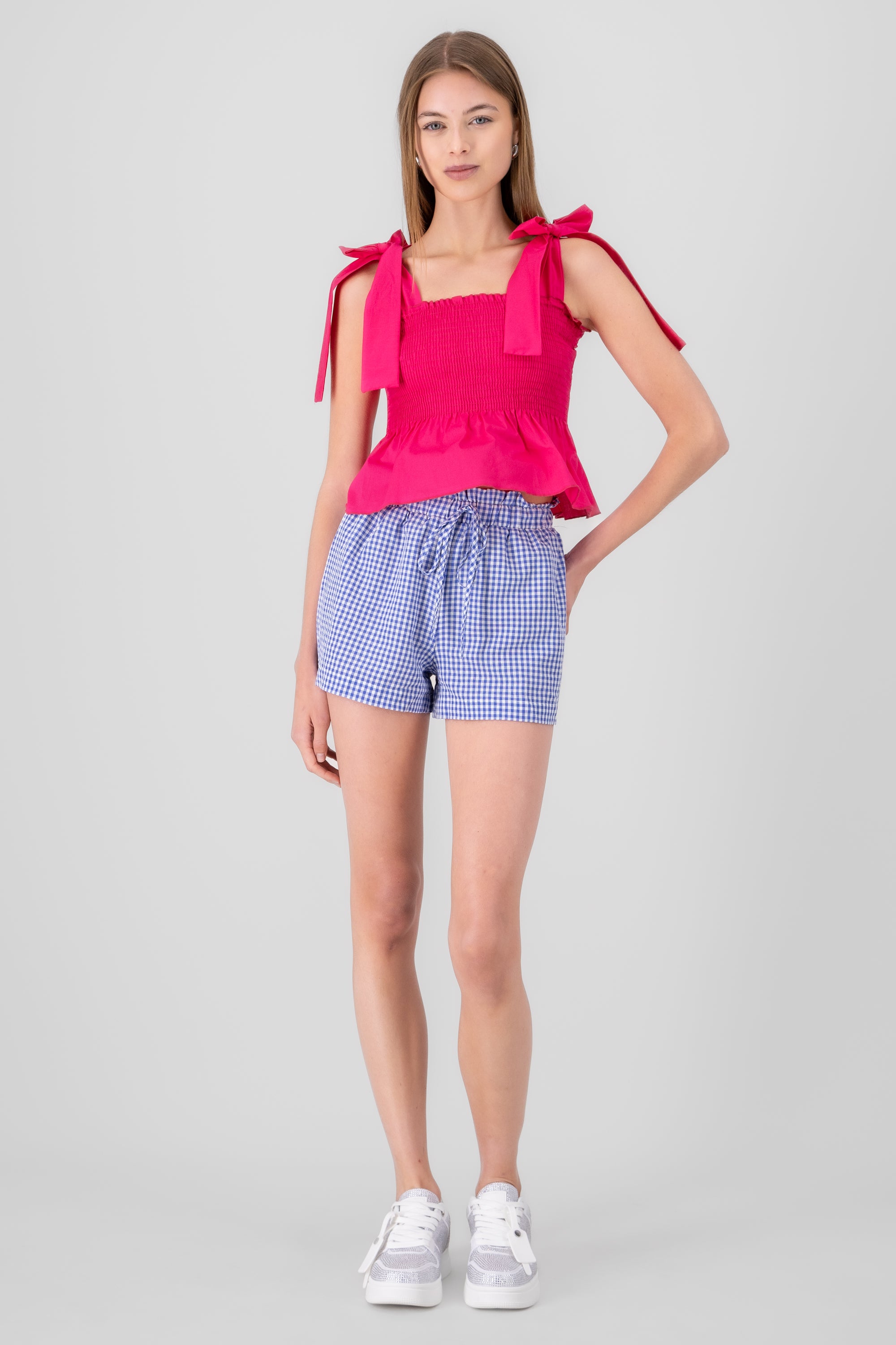 Shorts Vichy Pictures Combo blue