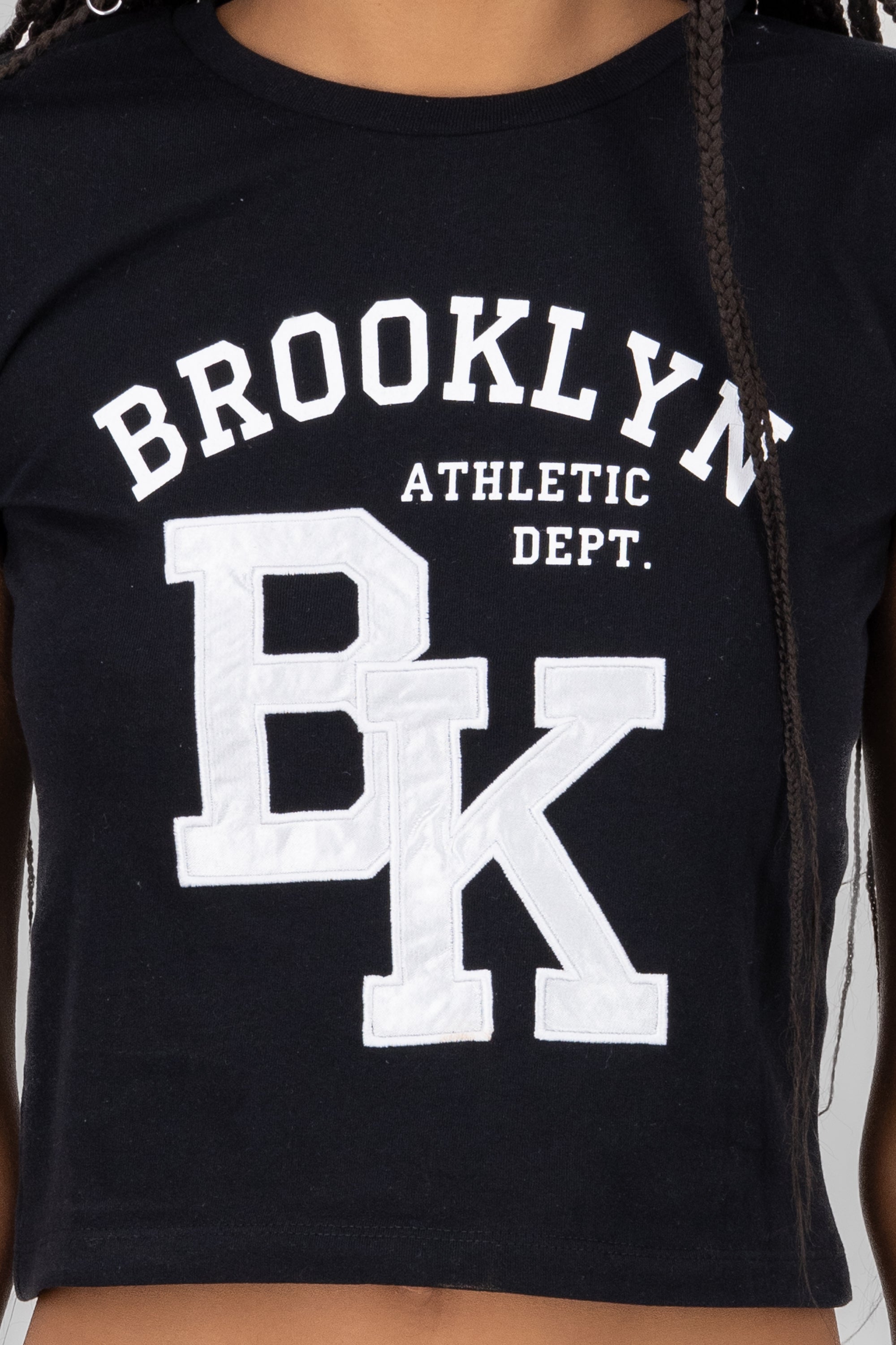 Brooklyn Short Manga Top BLACK