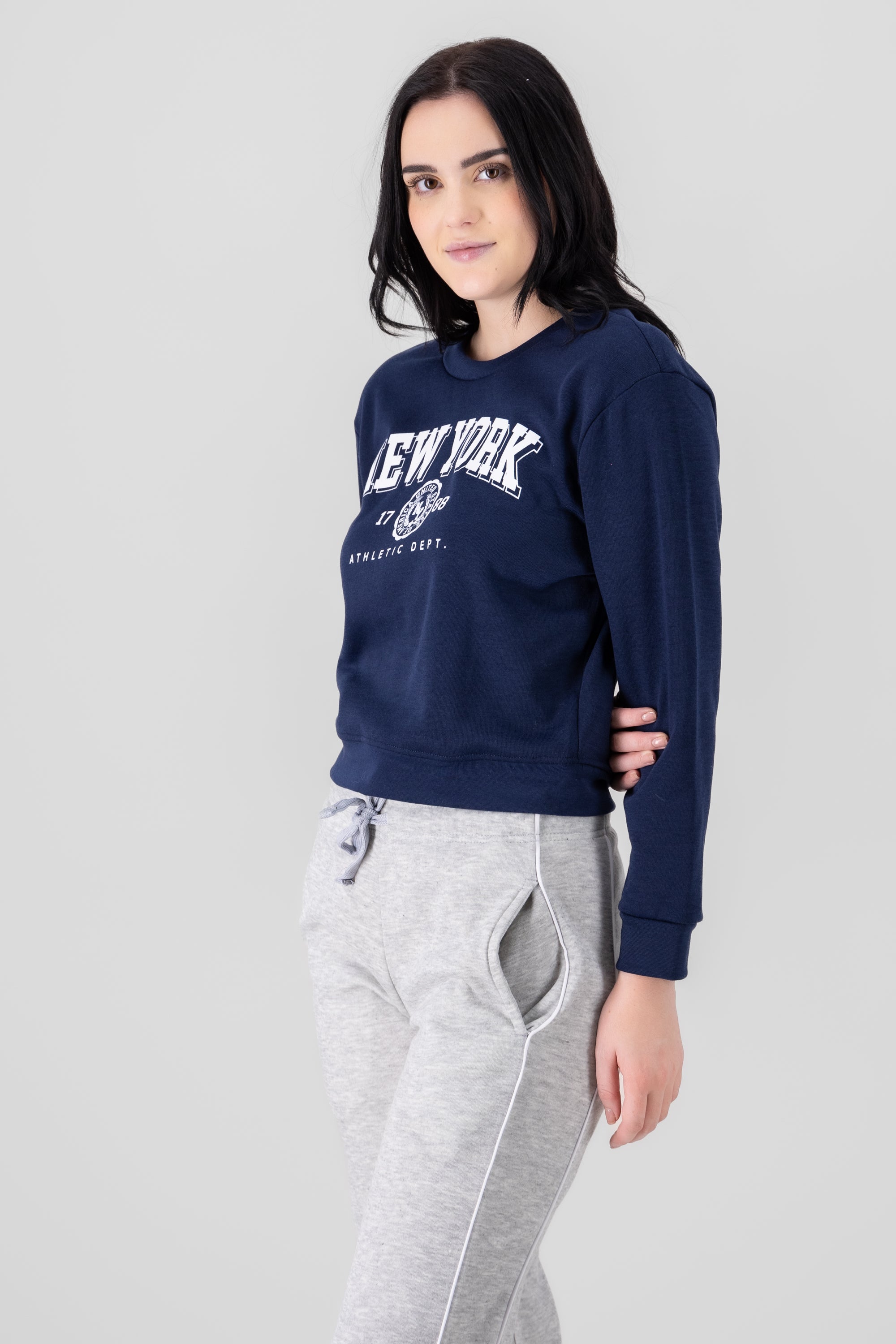 Sudadera estampado new york MARINO