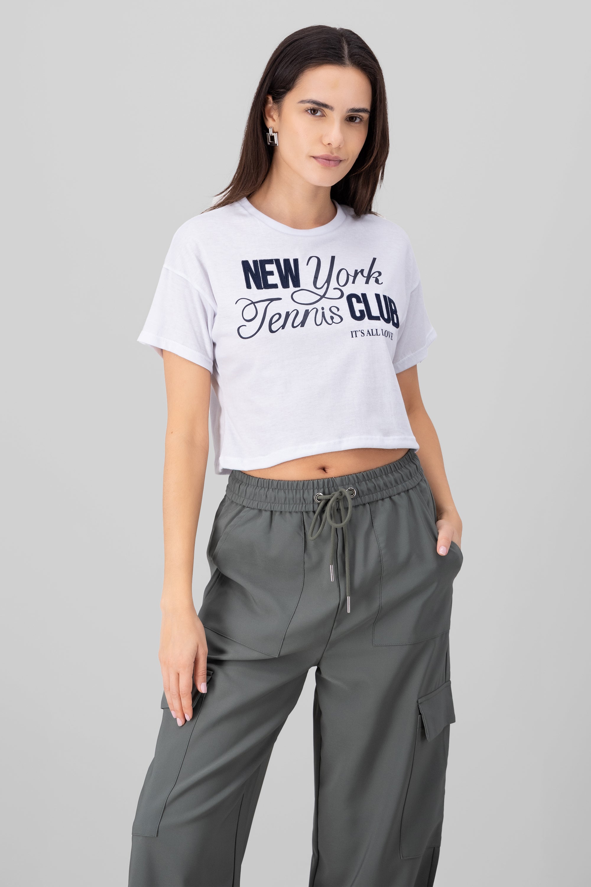 CROP Tennis Tennis T -Tennis WHITE