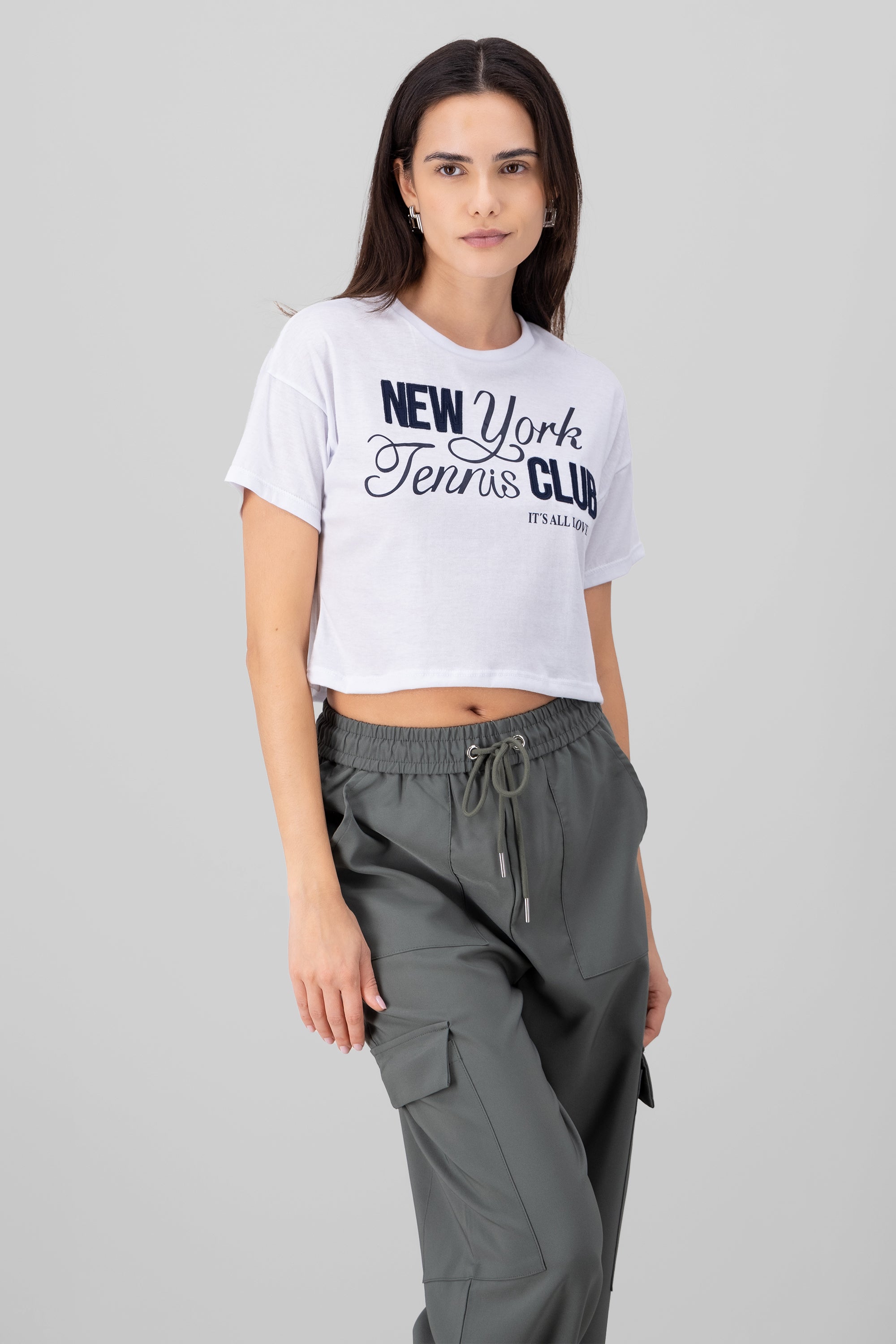 CROP Tennis Tennis T -Tennis WHITE