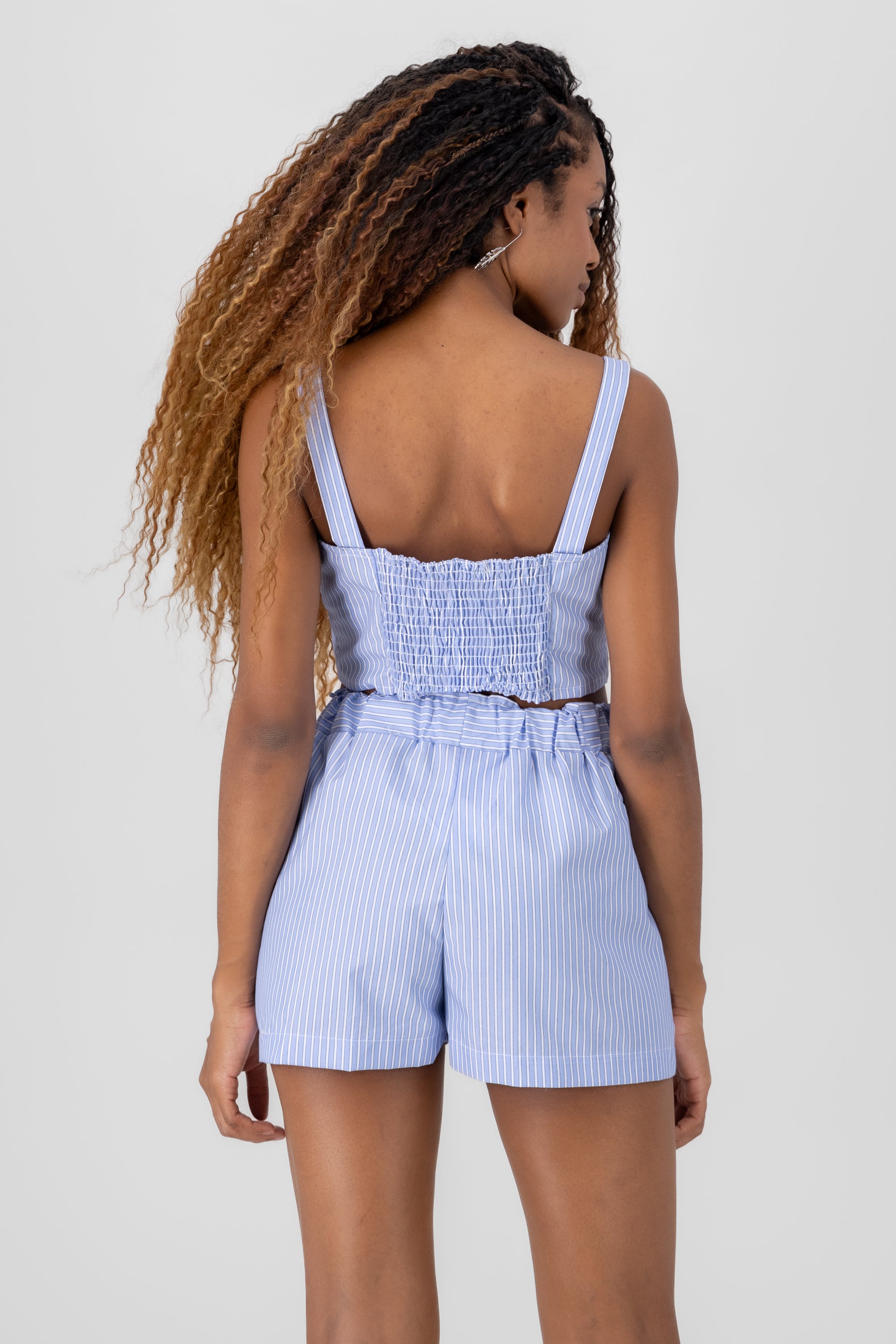 Top tirantes rayas AZUL COMBO