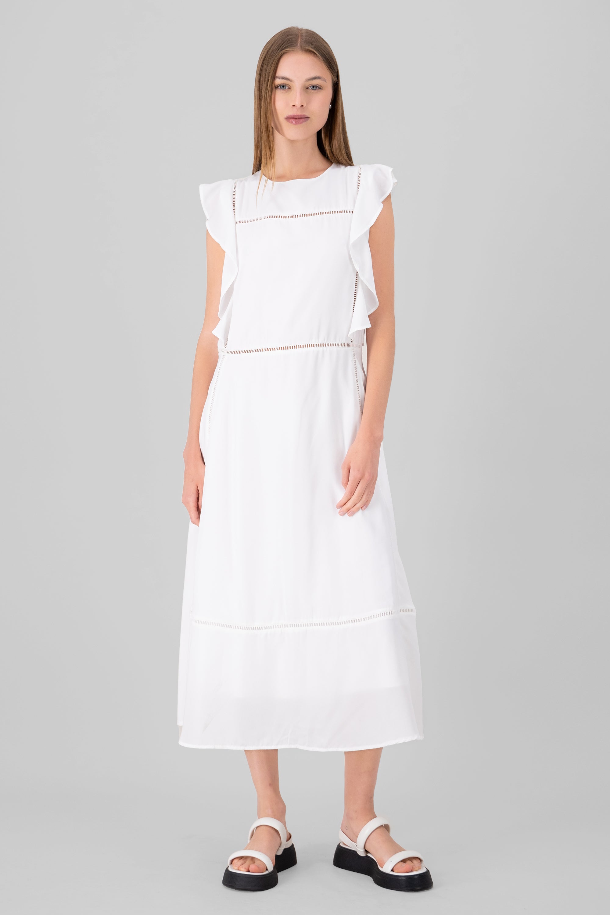Dress on applications WHITE