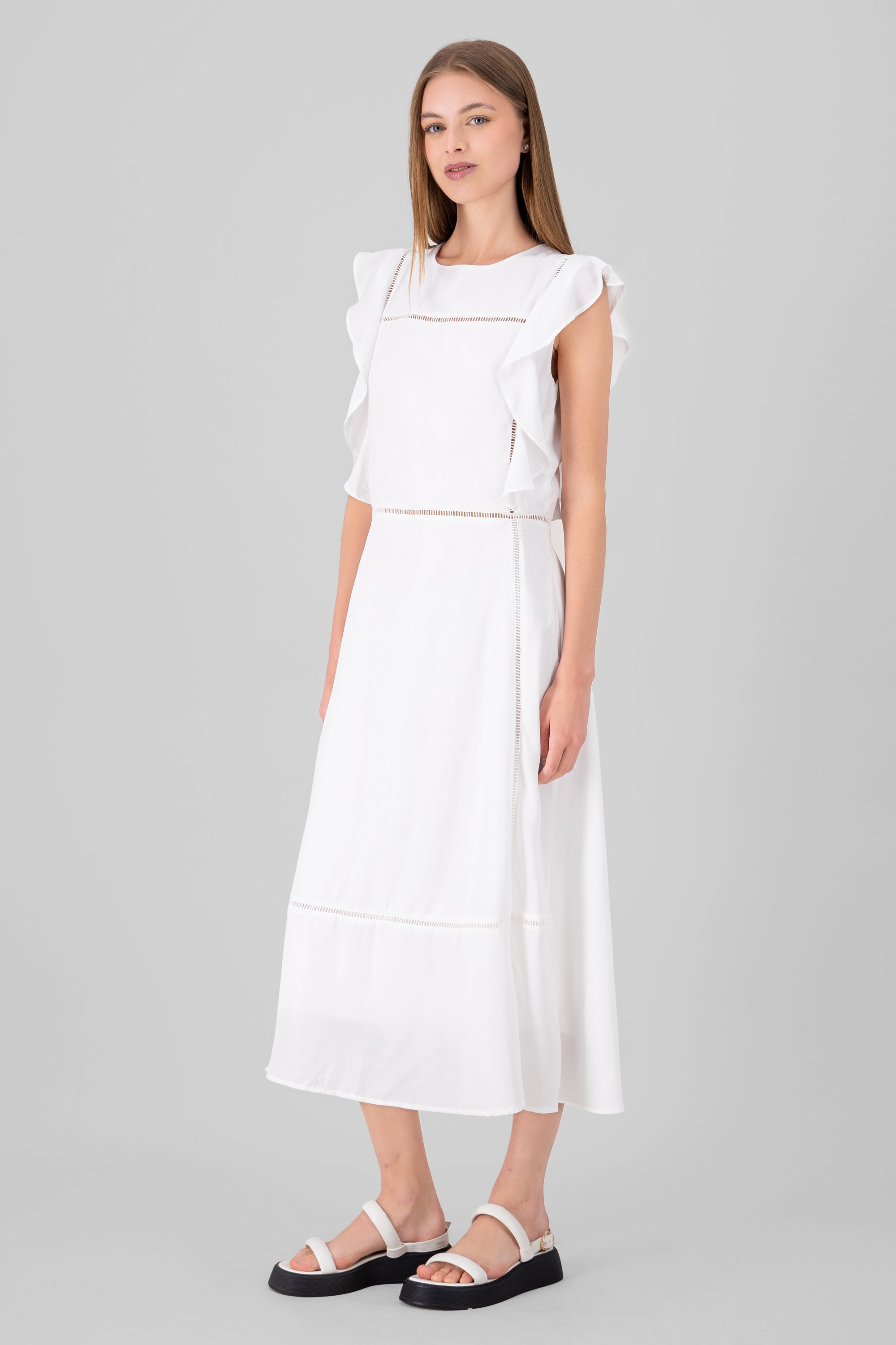 Dress on applications WHITE