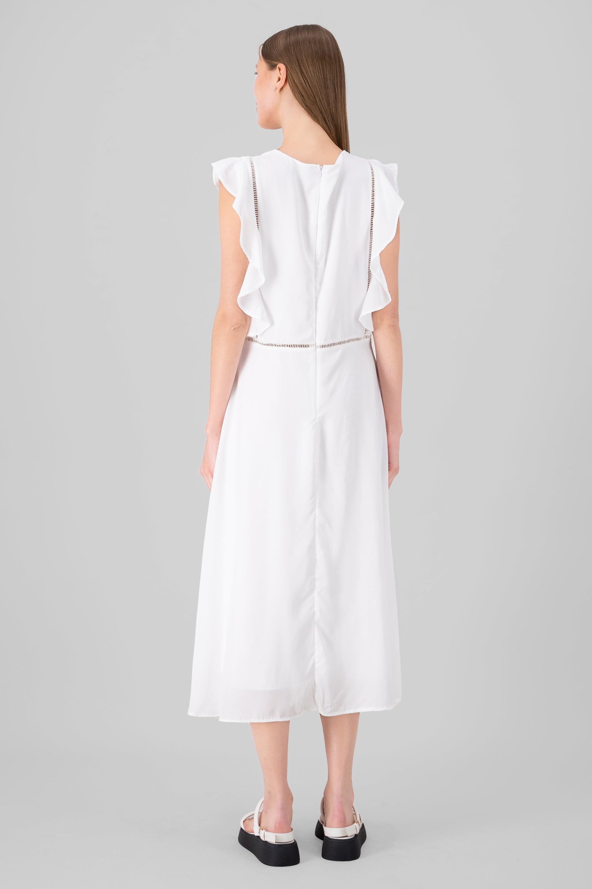 Dress on applications WHITE