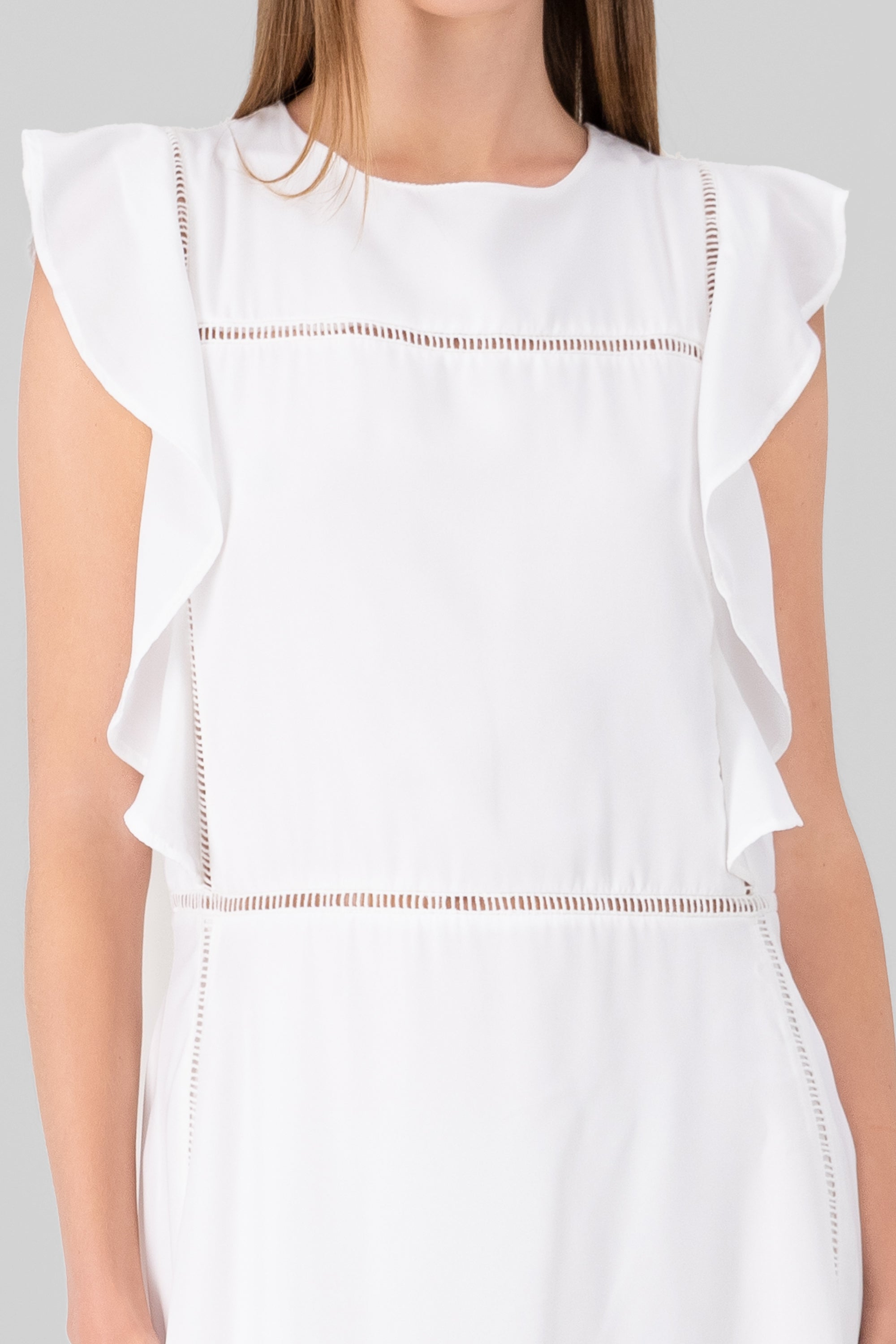 Dress on applications WHITE