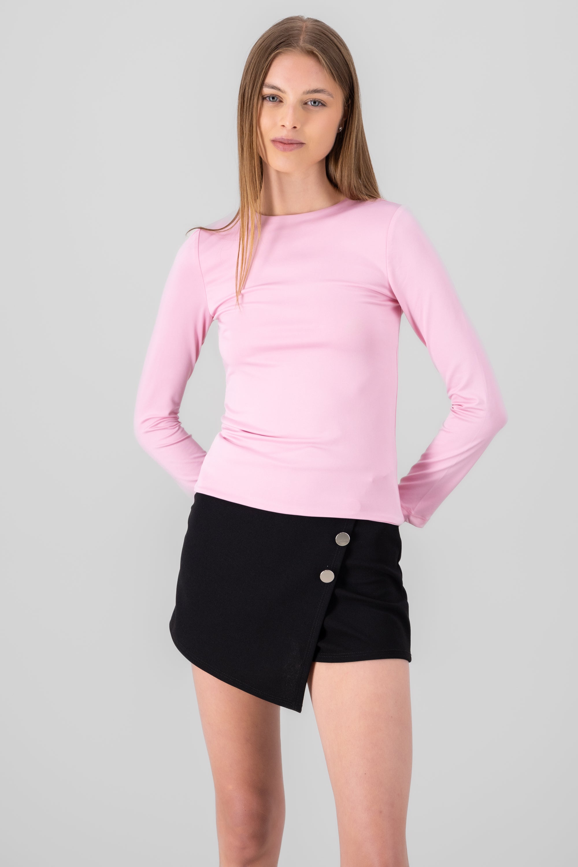 Top doble manga larga ROSA