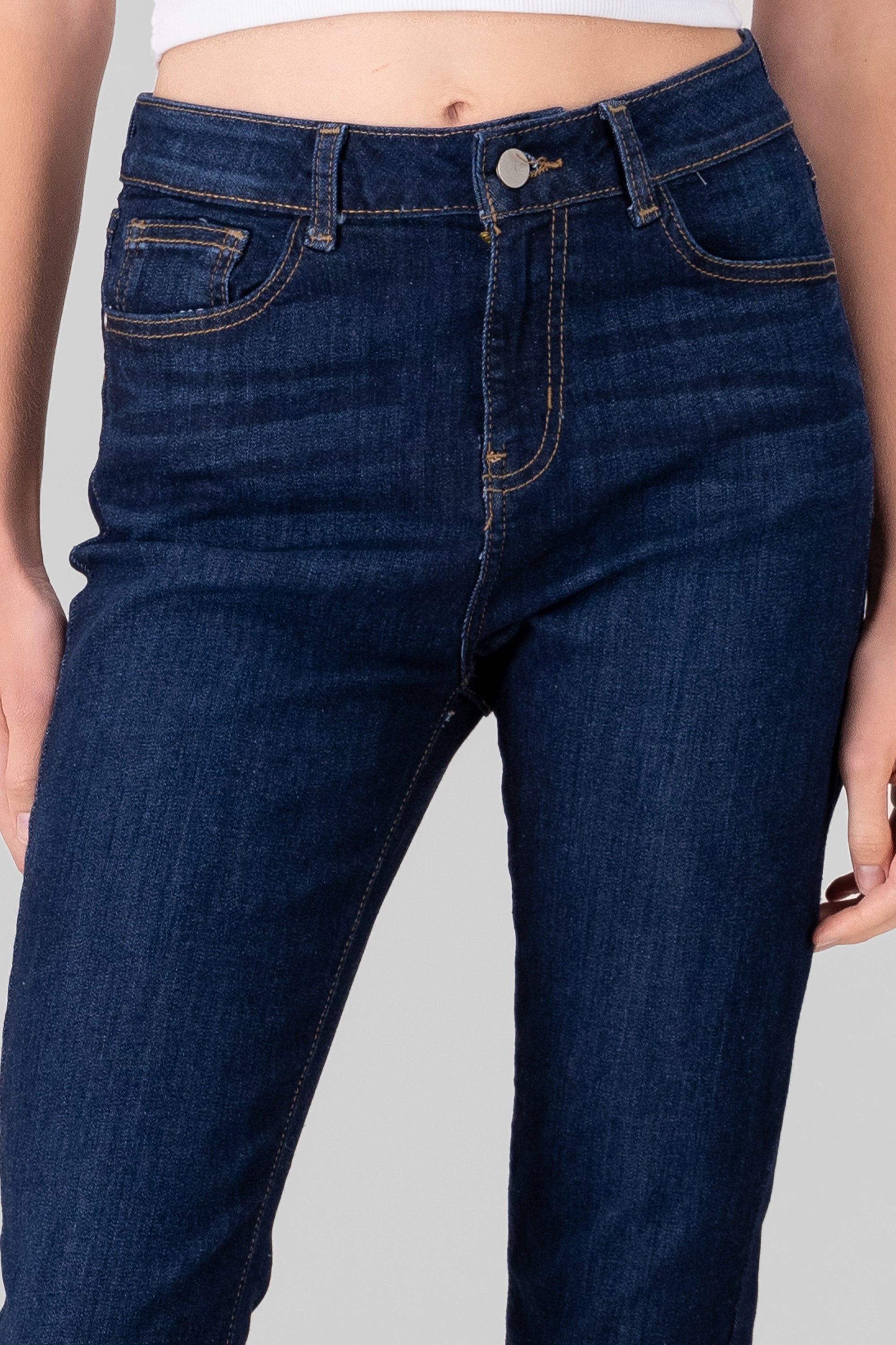 Jeans skinny contraste DARK WASH