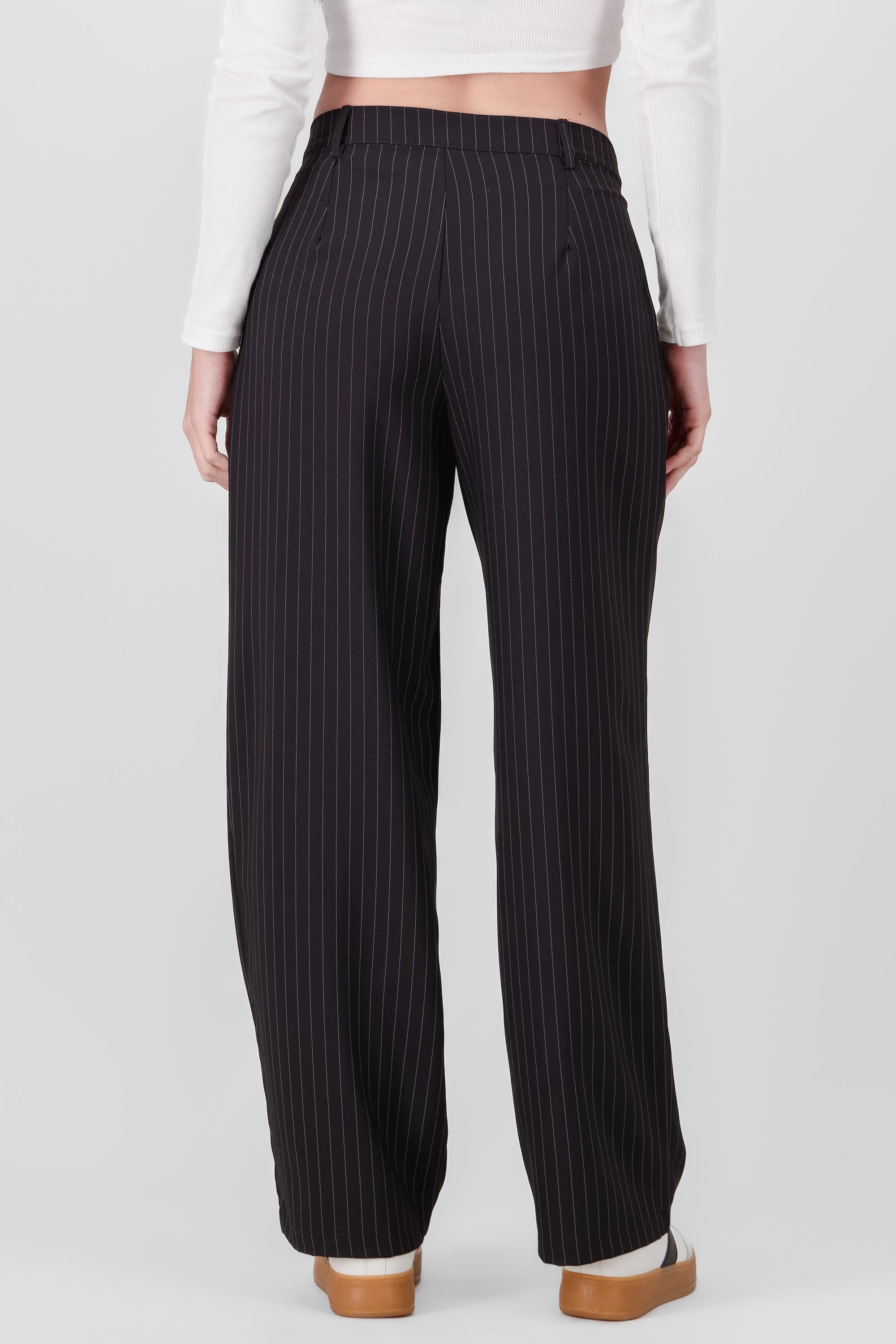 Tailor striped pants BLACK