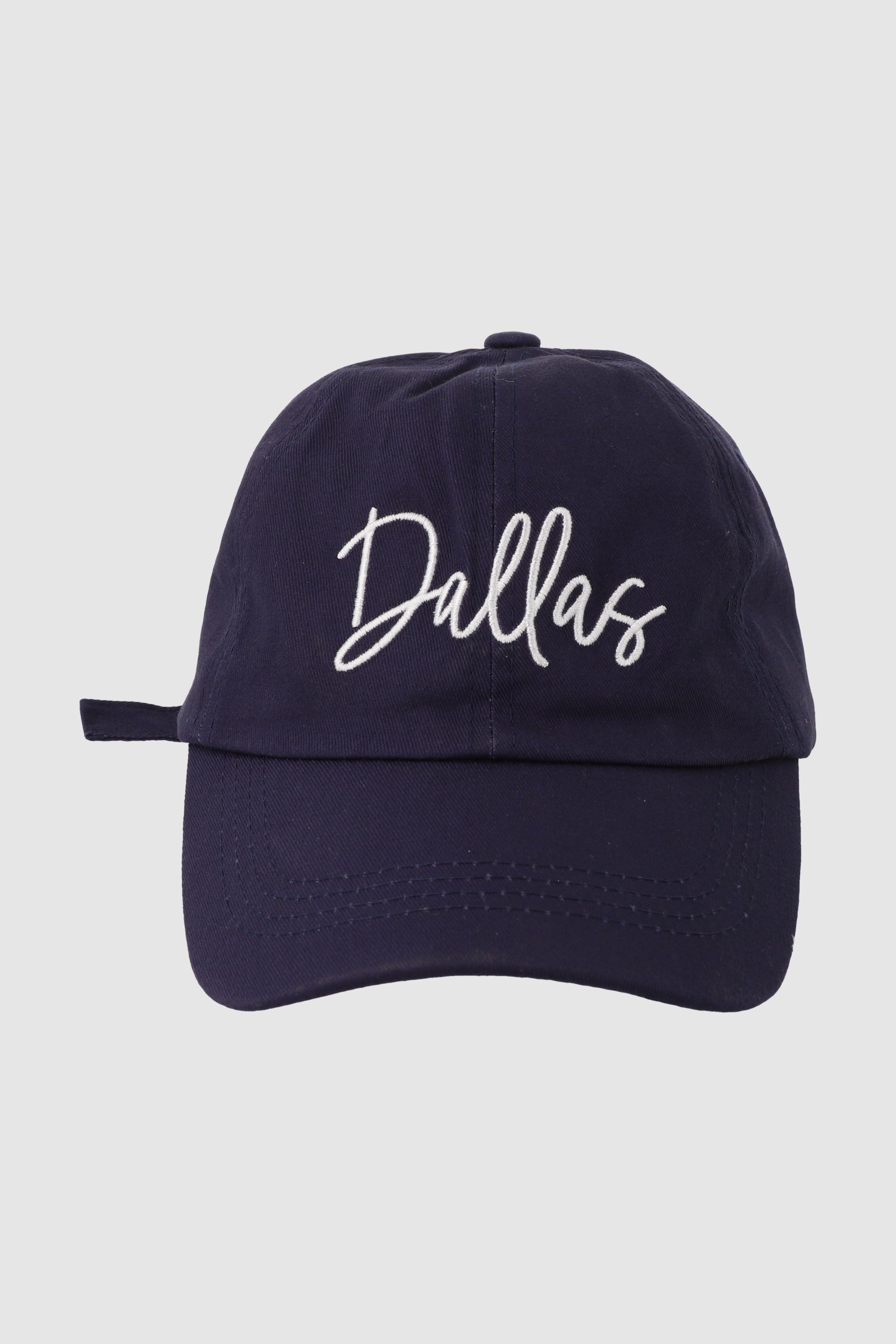 Gorra dallas cursiva MARINO