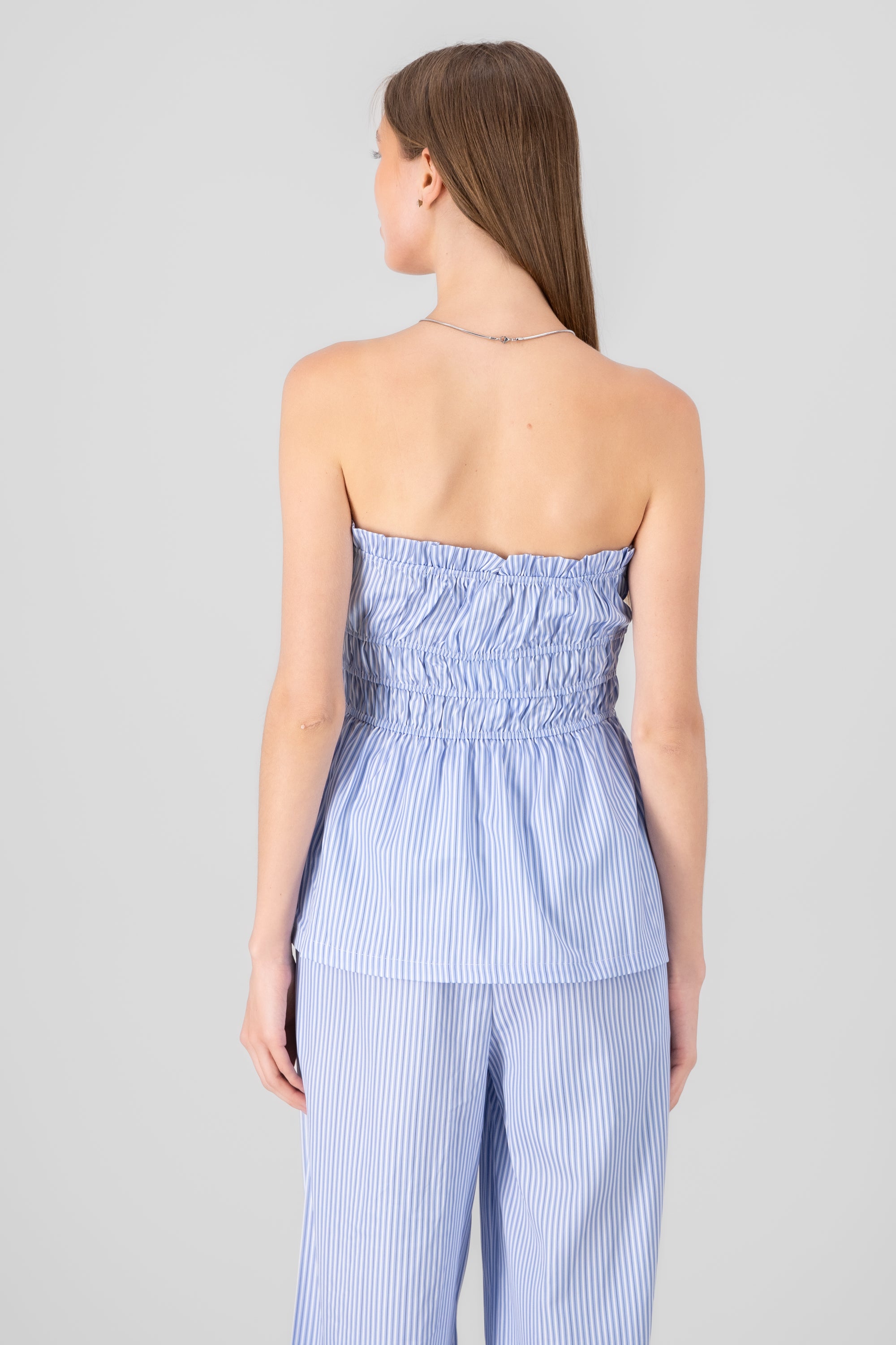 Top bandeau rayas AZUL COMBO