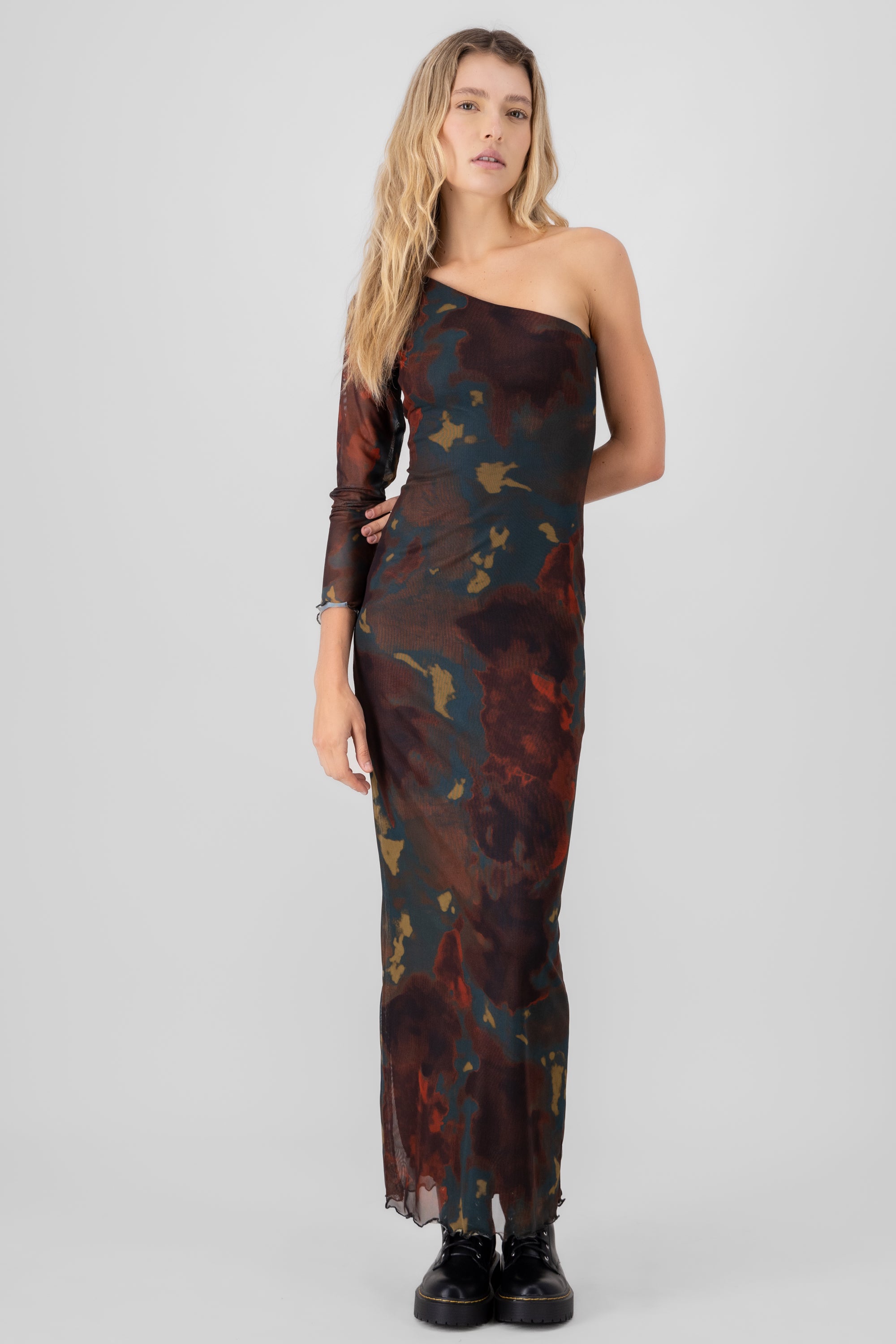 Maxi Maxi Dress Degraded A Manga CAFE COMBO