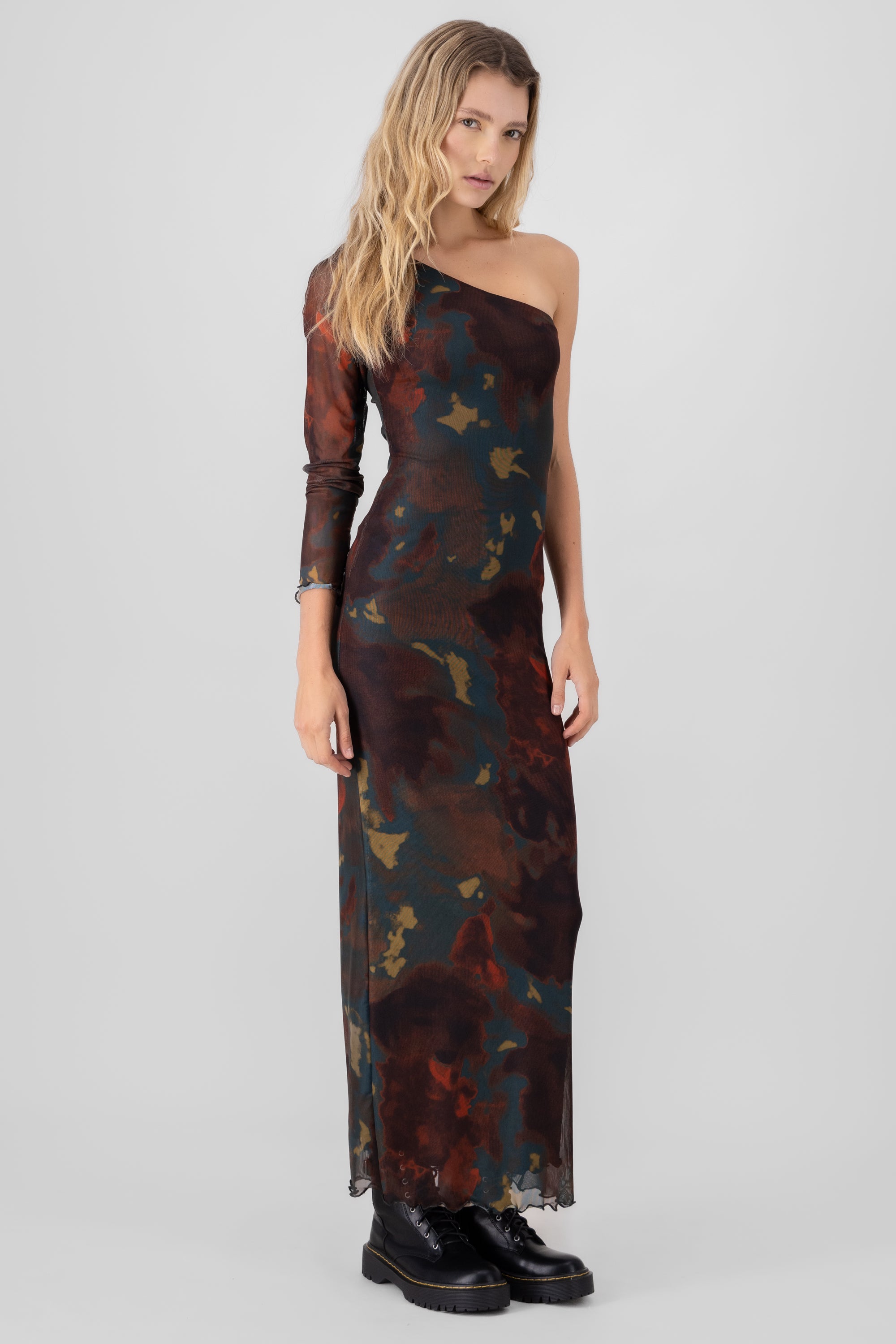 Maxi Maxi Dress Degraded A Manga CAFE COMBO
