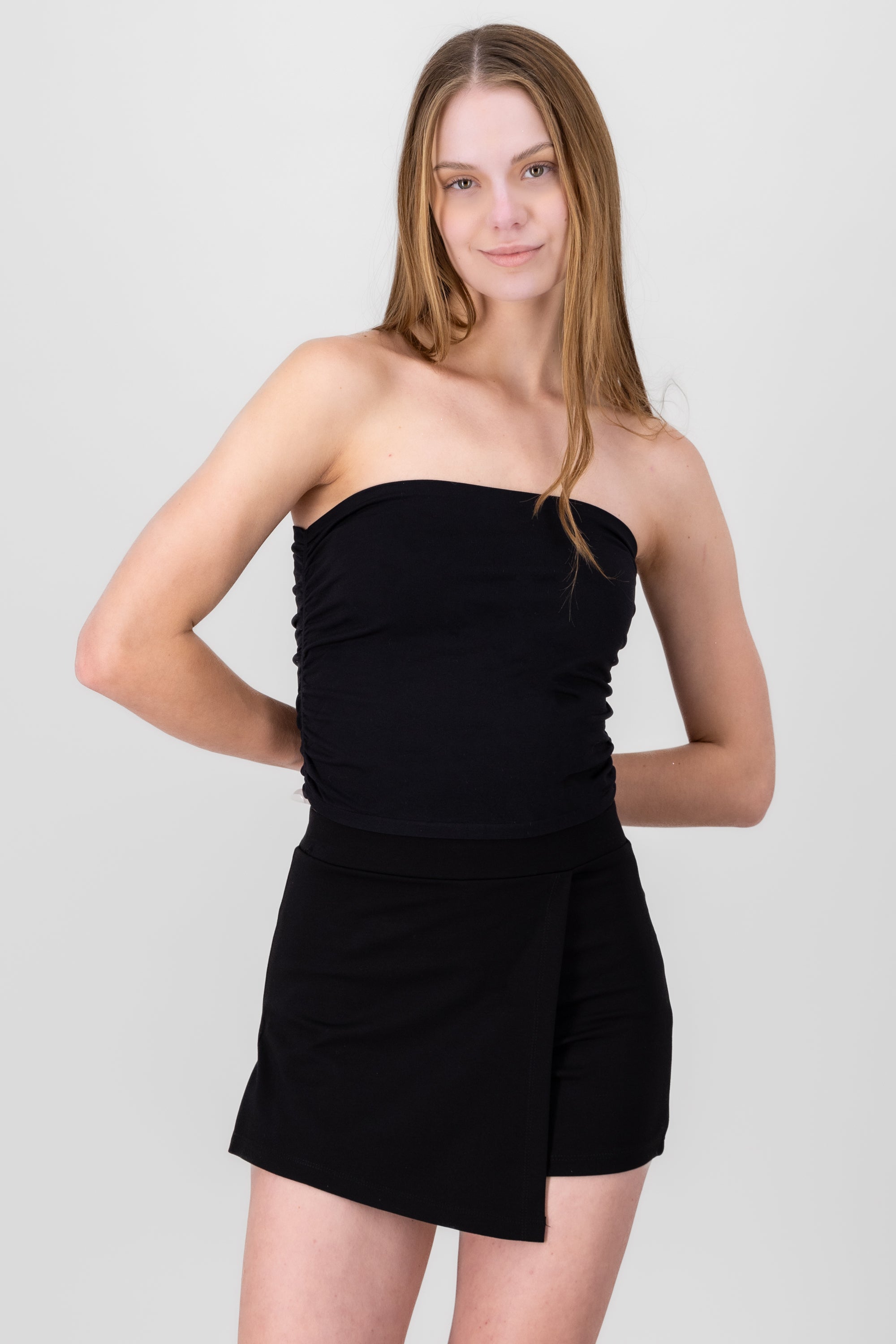 DRAPADO STRAPLE TUBES BLACK