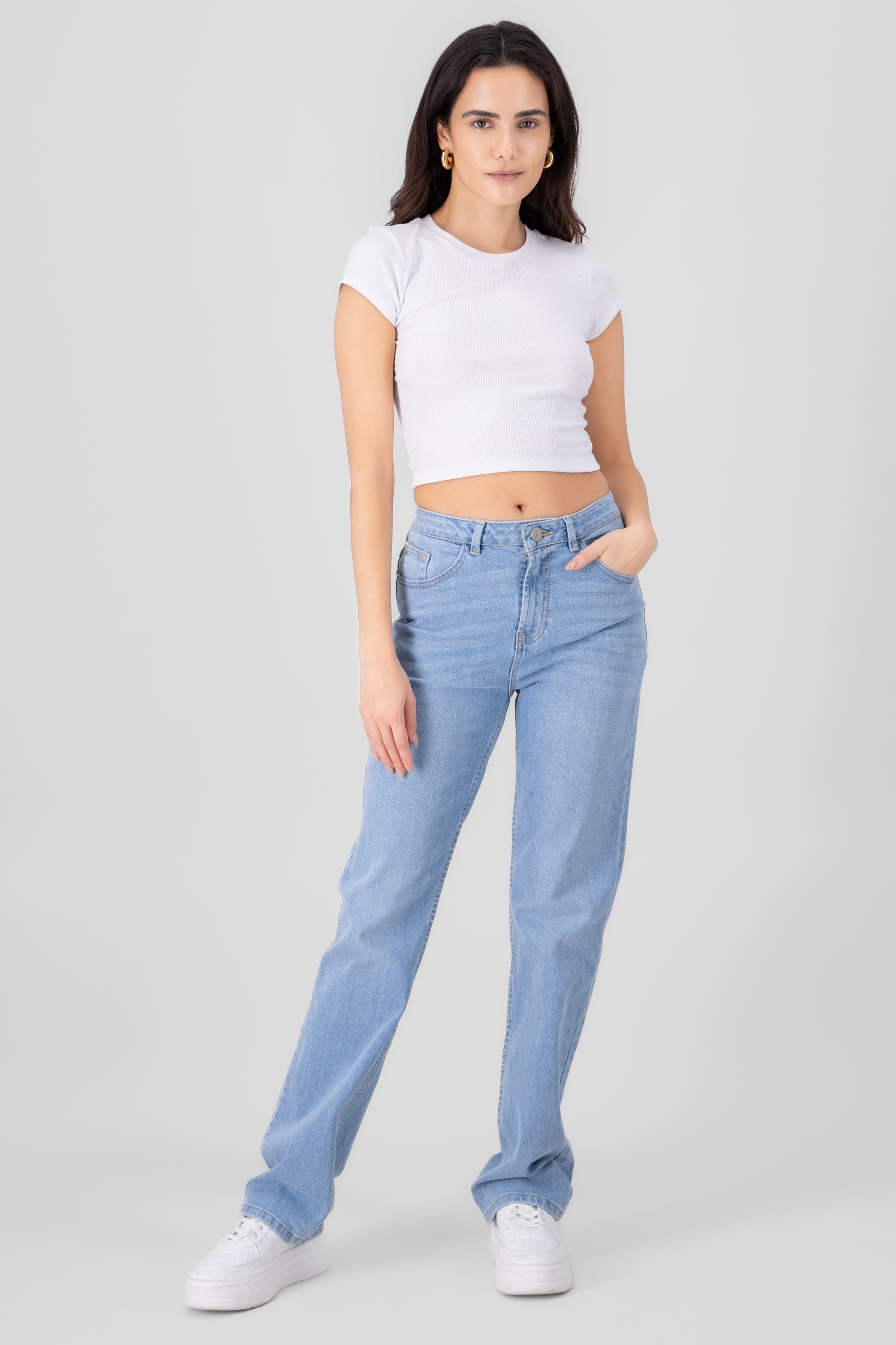 Smooth Straight jeans Medium Wash