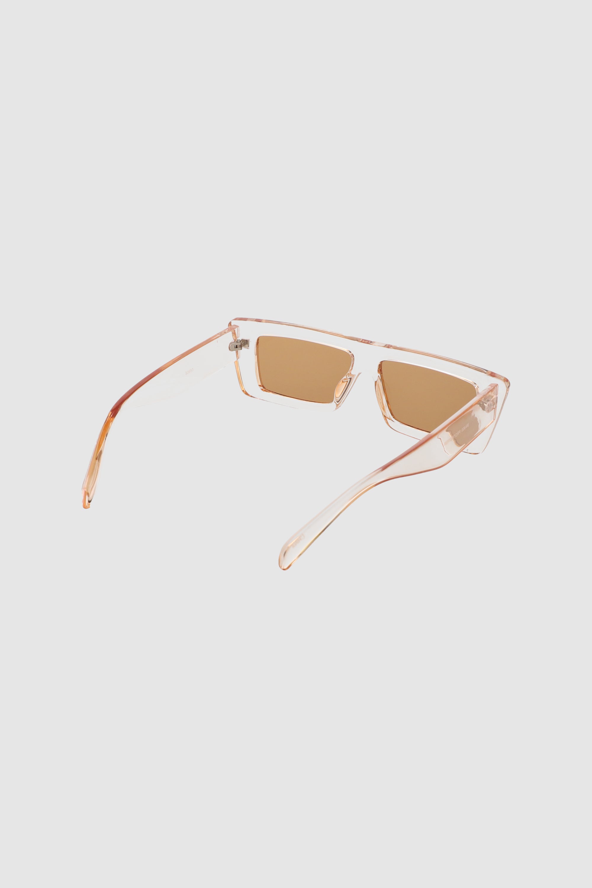 Lentes rectangulares rectos BEIGE