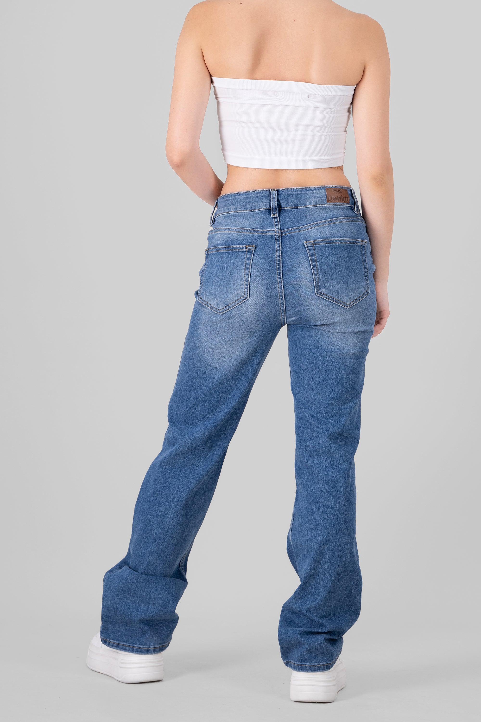 Jeans bootcut slit MEDIUM WASH