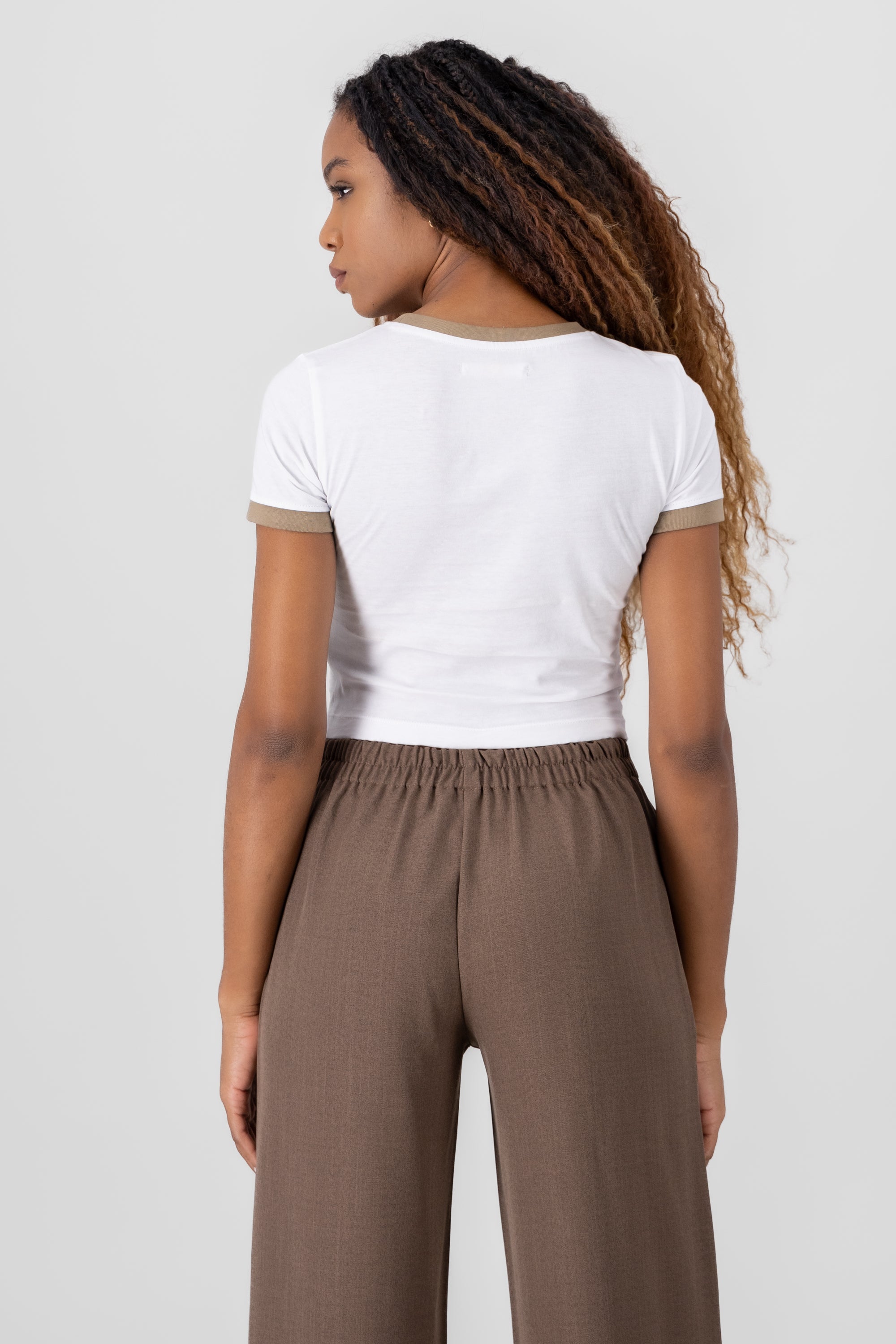 Crop Top Magic 100%Cotton WHITE