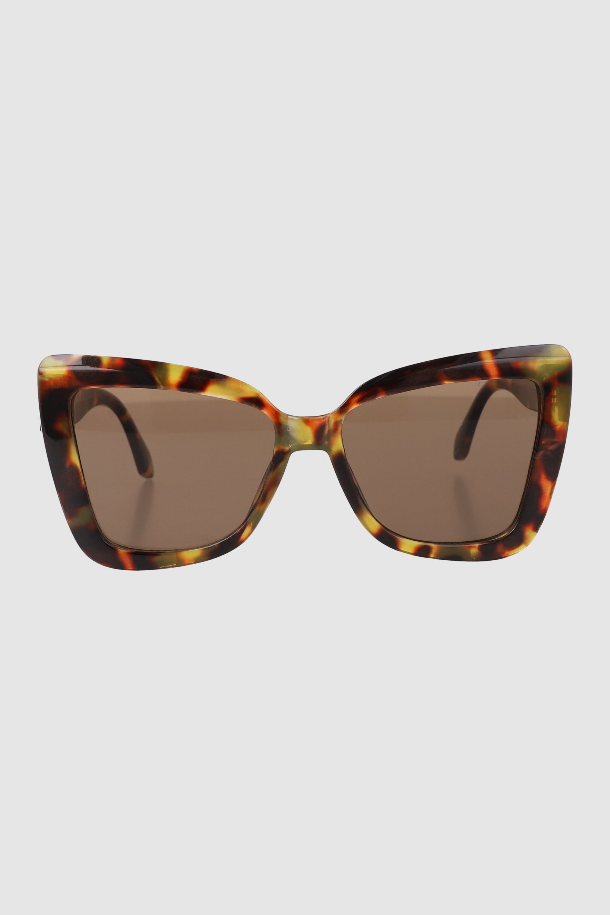 Lenses cateye big COFFEE