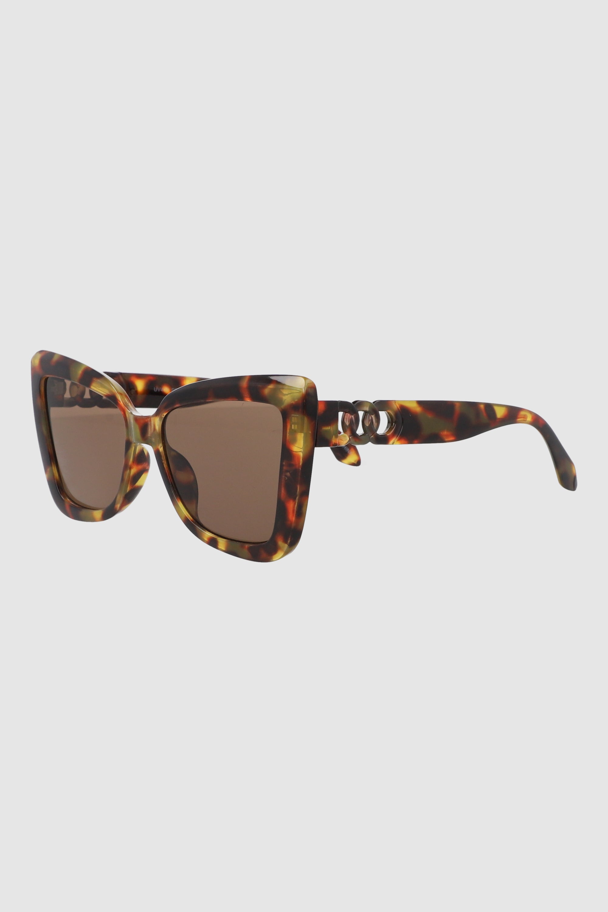Lenses cateye big COFFEE