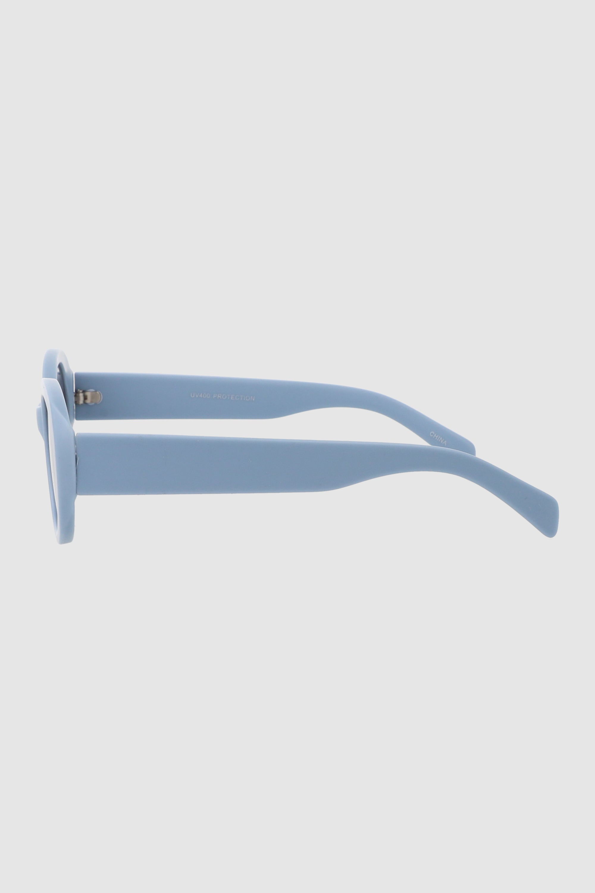 Large oval lenses BLUE