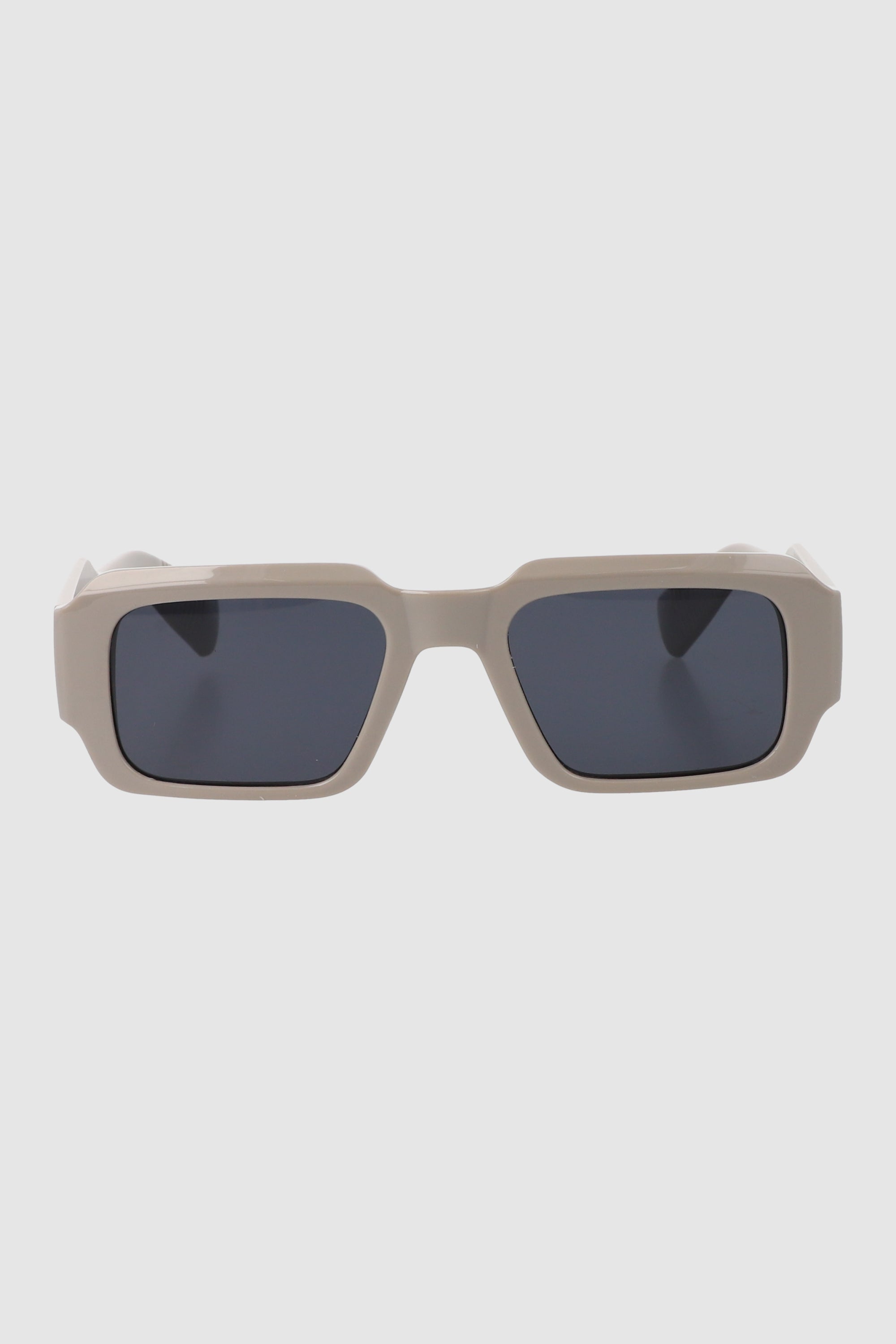 Lentes rectangulo retro BLANCO