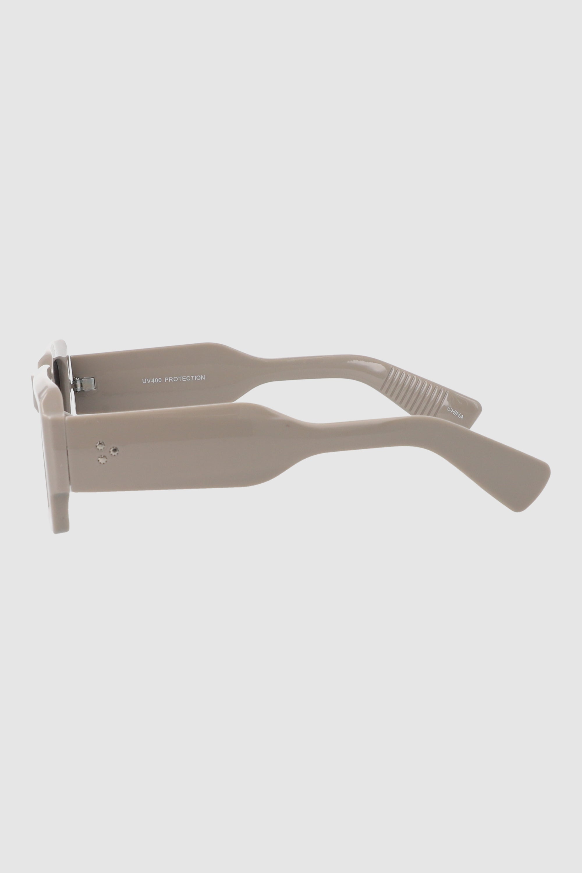 Retro rectangle lenses WHITE
