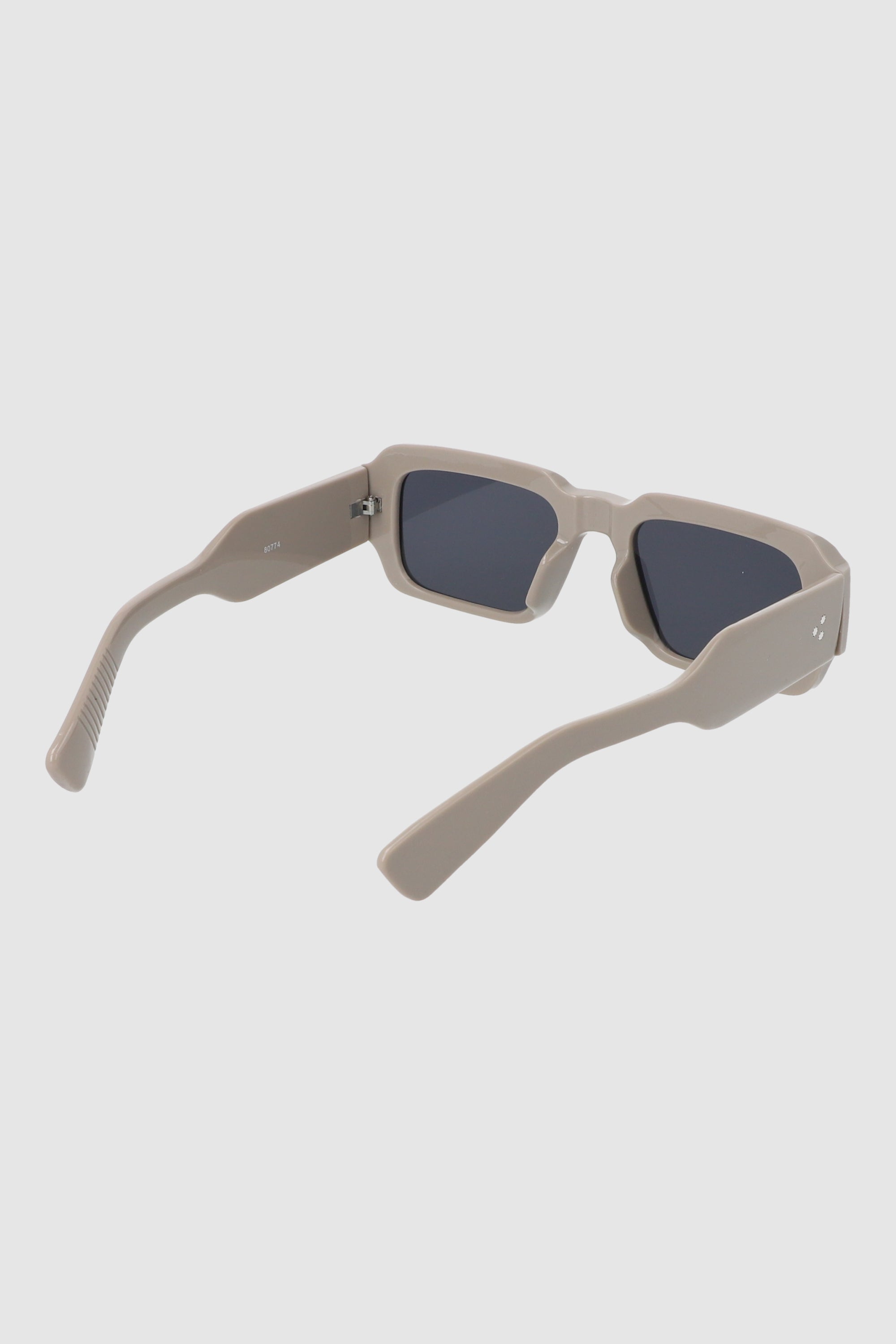 Retro rectangle lenses WHITE