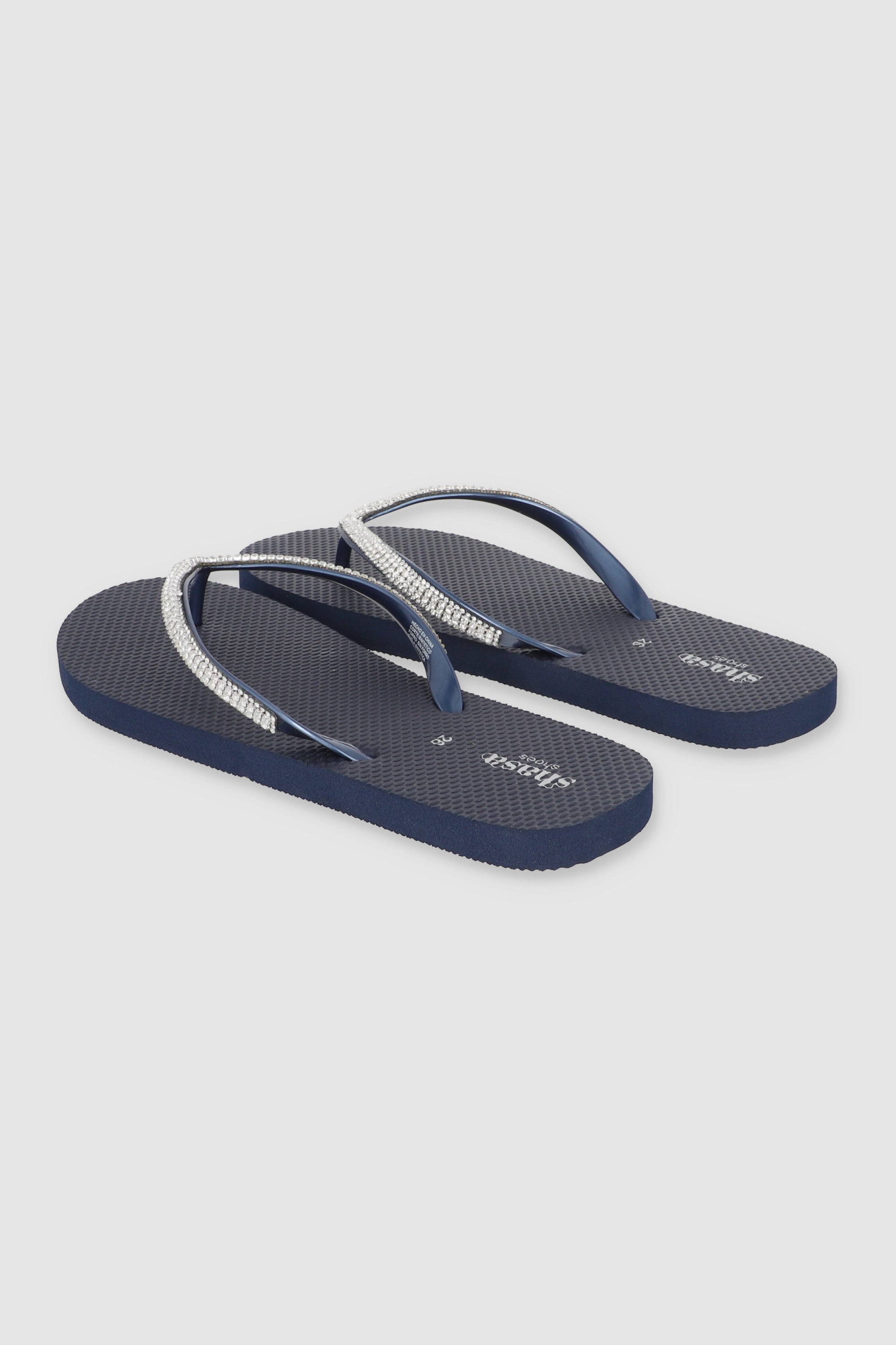 Flip Flop Brillos Textura MARINO