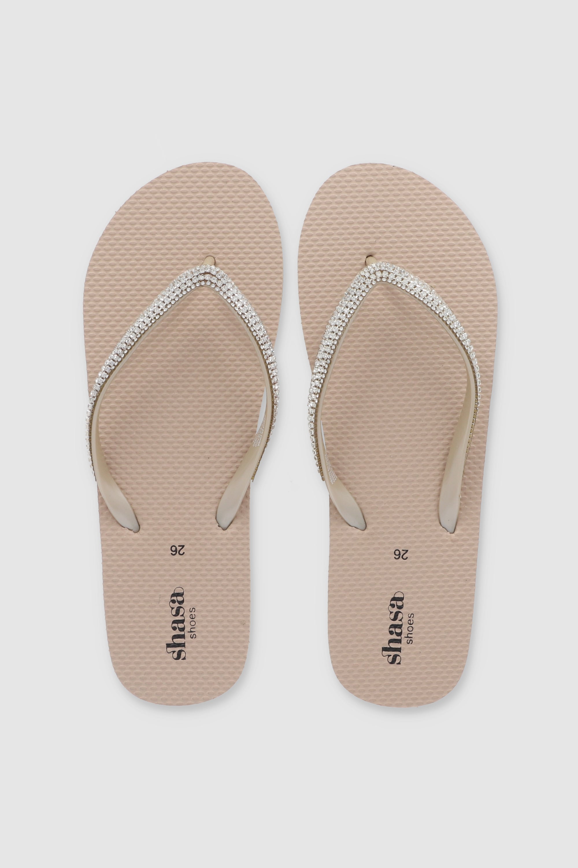 Flip Flop Brillos Textura TAUPE